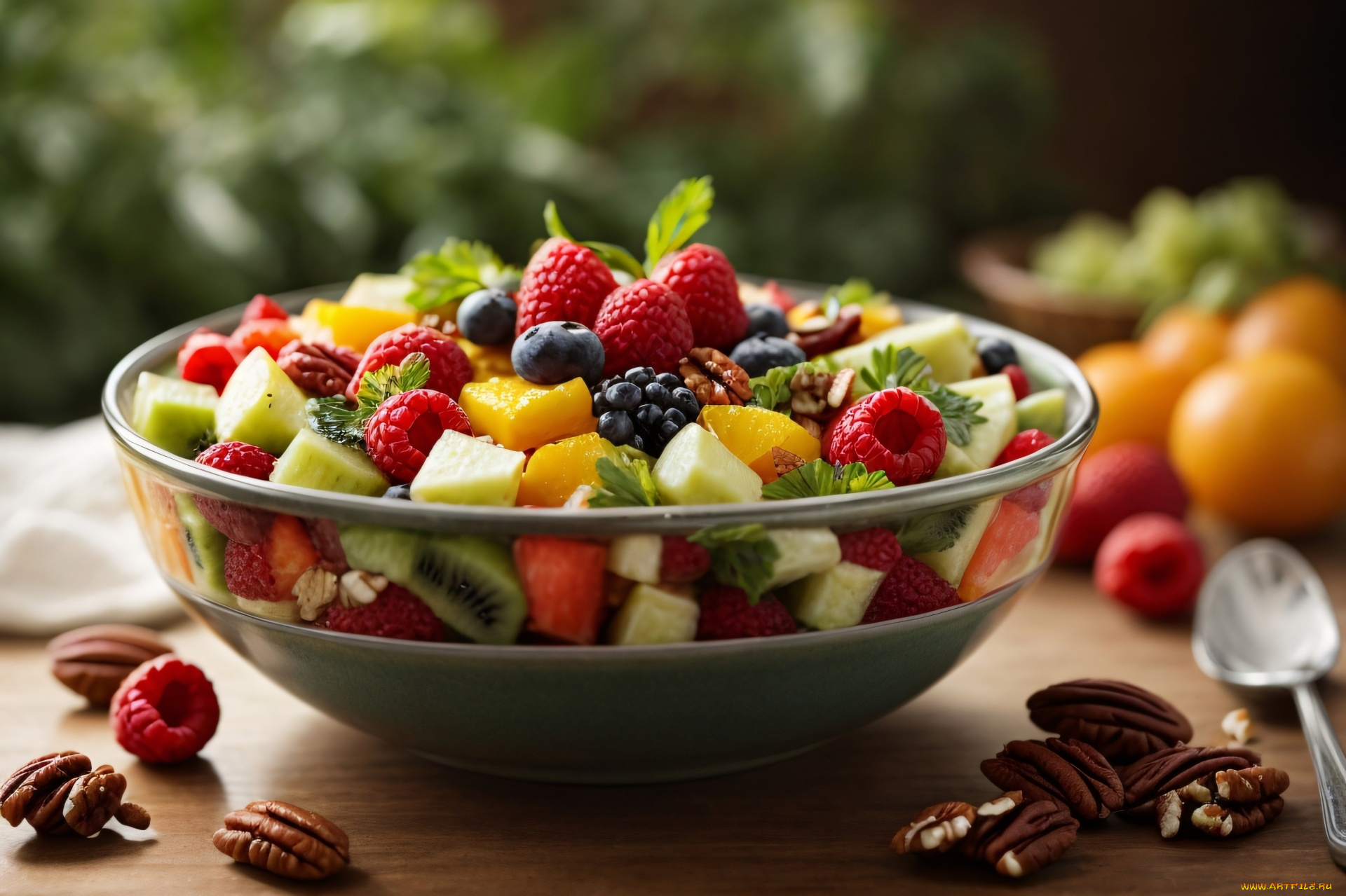 3д, графика, еда-, food, салат