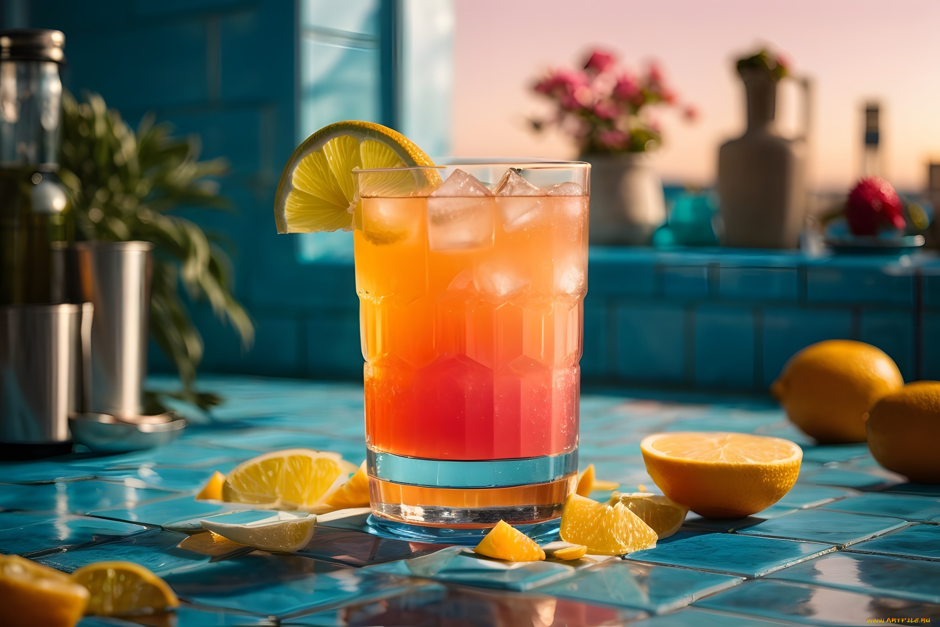 3д, графика, еда-, food, коктейль