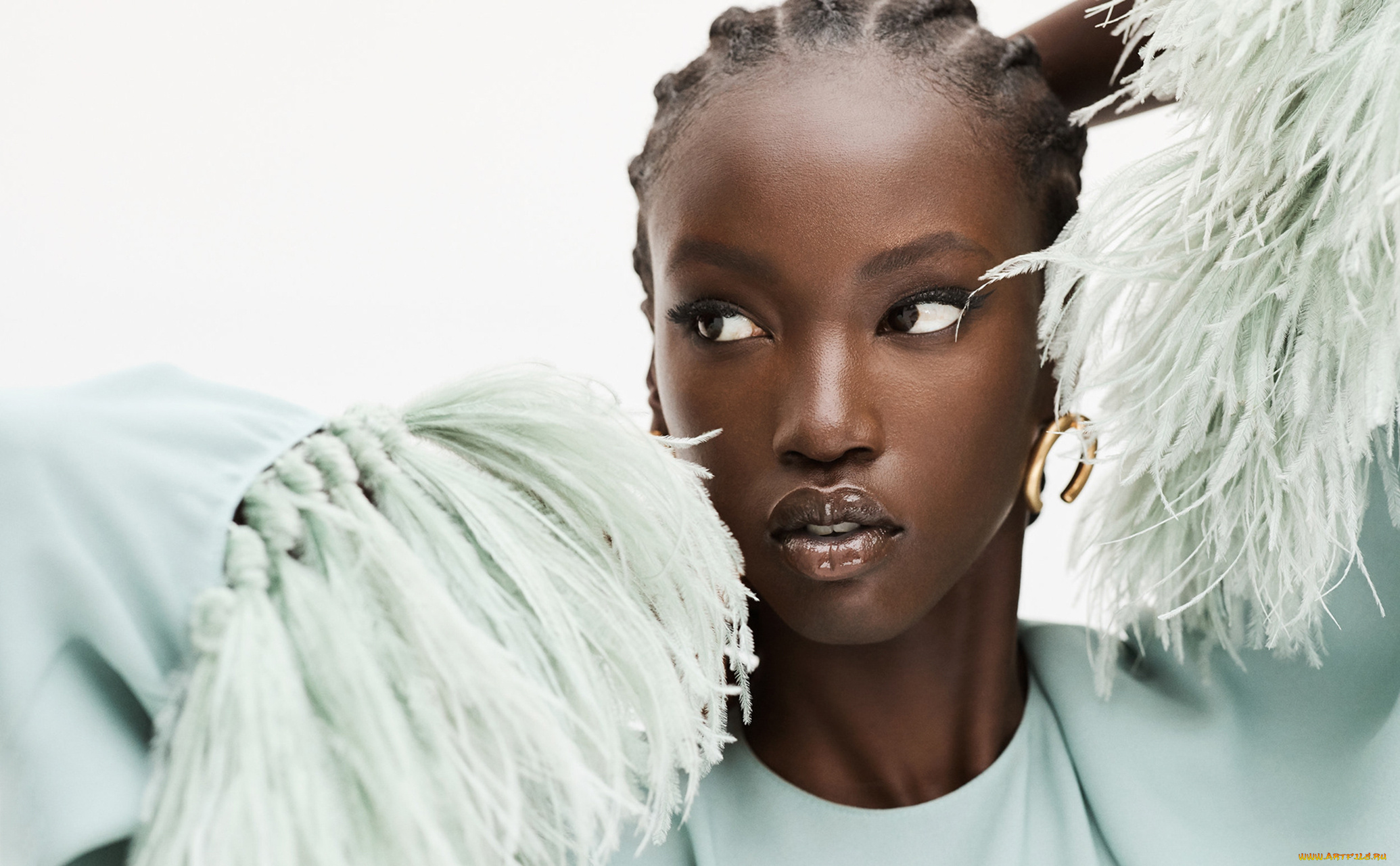 anok, yai, девушки, -, лица, , портреты, anok, yai, девушка, мулатка, темнокожая, чернокожая, модель, красотка, макияж, взгляд, поза, стройная, сексуальная, фигура