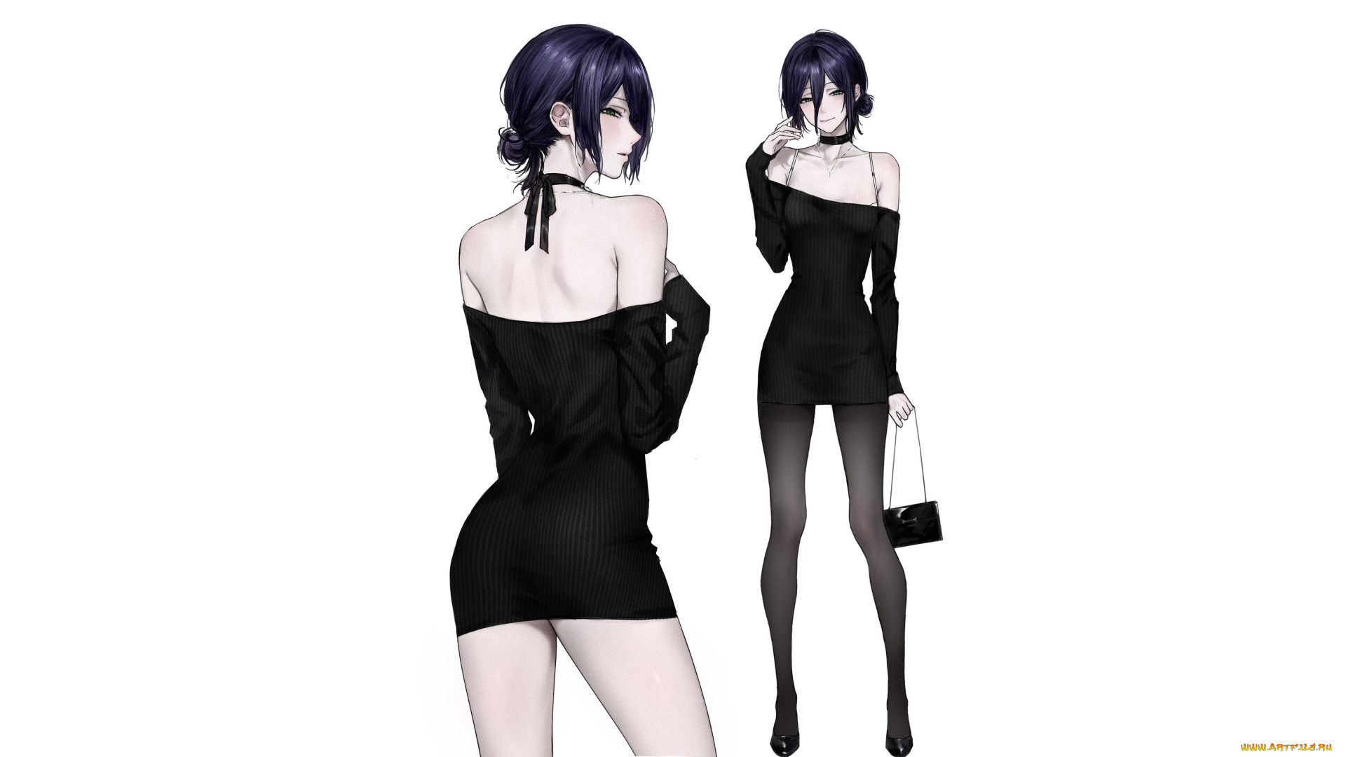 аниме, chainsaw, man, девушка