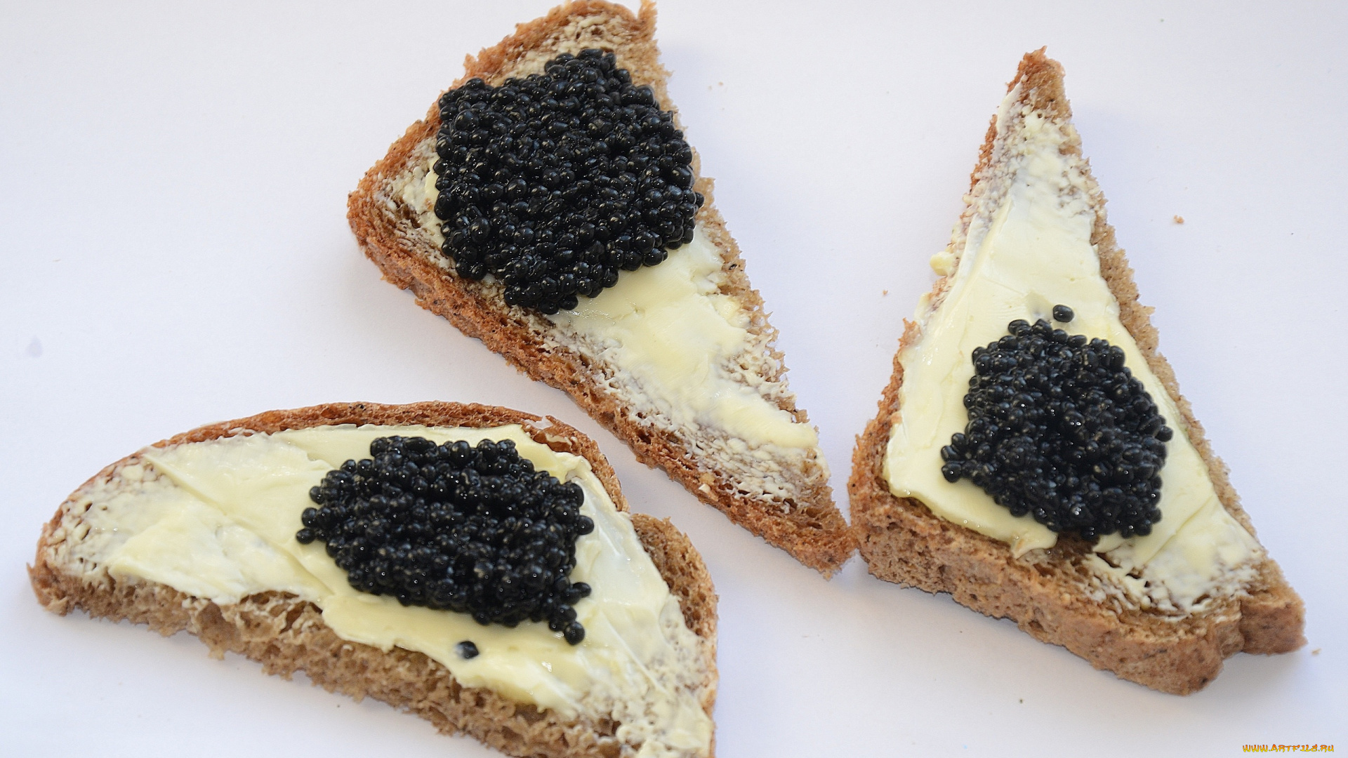 еда, икра, хлеб, черная, масло, бутерброд