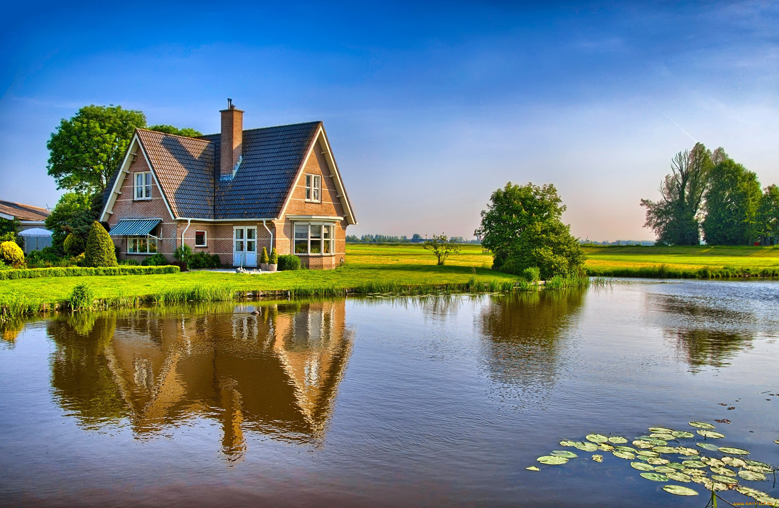 города, -, здания, , дома, пейзаж