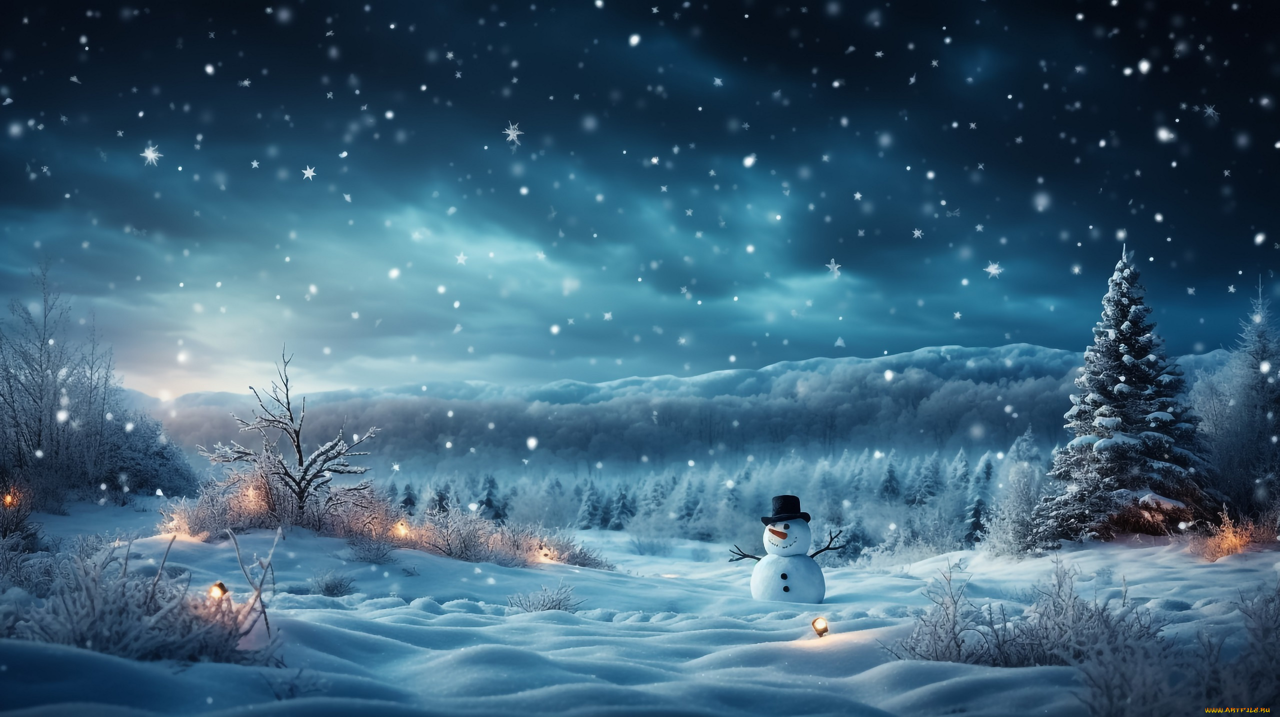 праздничные, снеговики, новогодняя