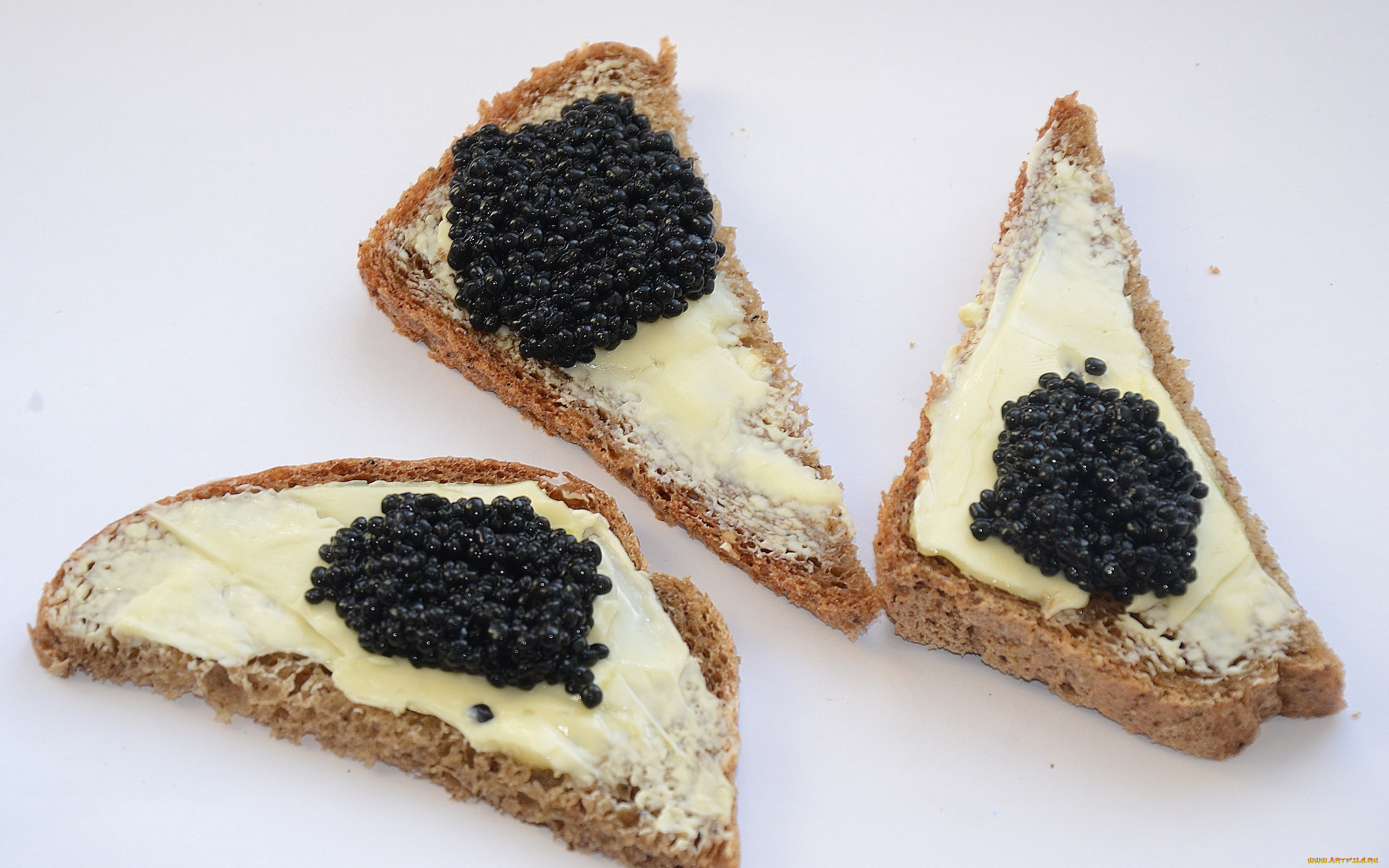 еда, икра, хлеб, черная, масло, бутерброд