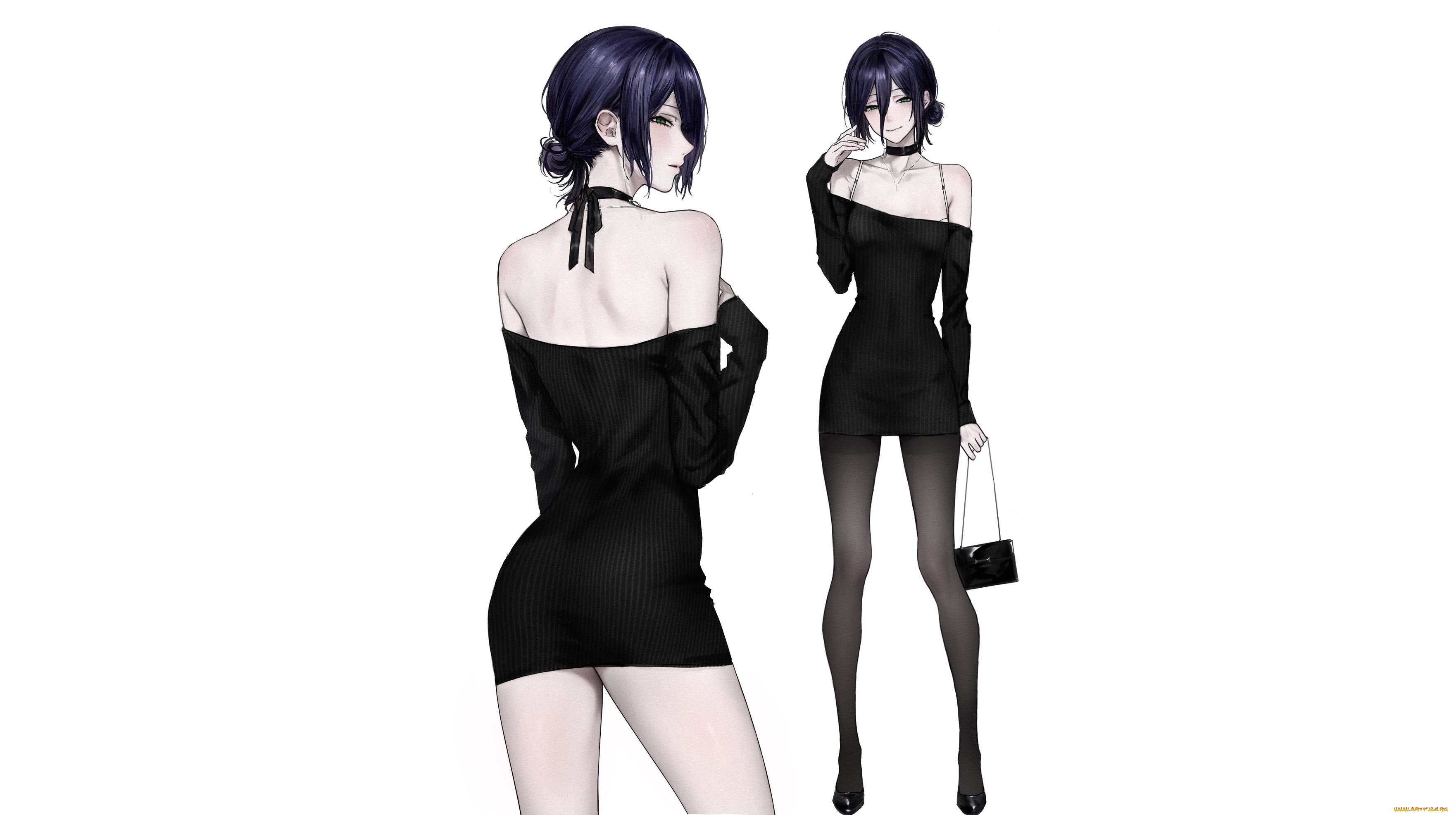 аниме, chainsaw, man, девушка