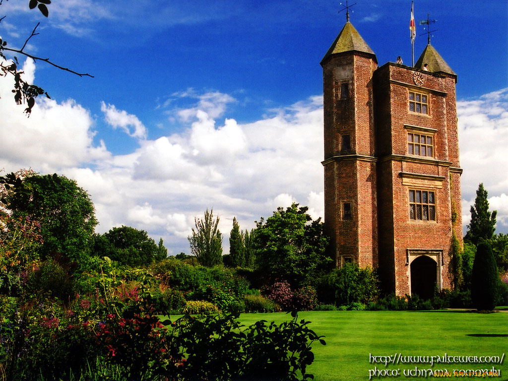 sissinghurst, kent, castle, garden, города, дворцы, замки, крепости