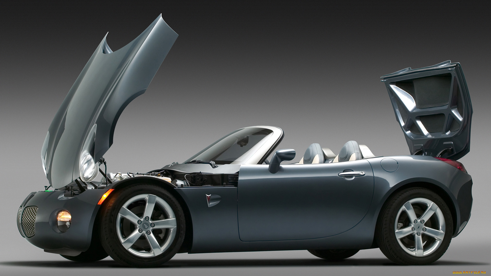 pontiac, solstice, hood, trunk, автомобили