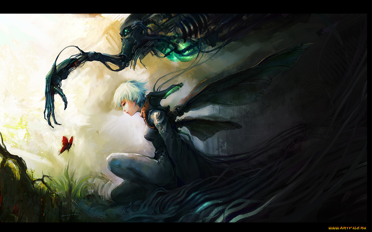 аниме, angels, demons