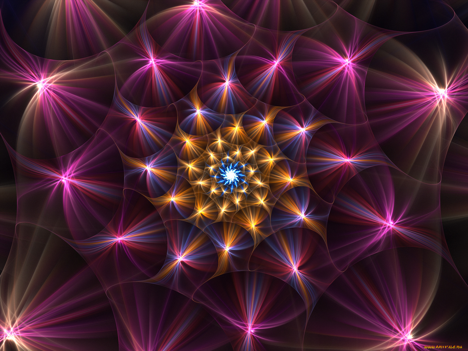 3д, графика, fractal, фракталы, фон, узор