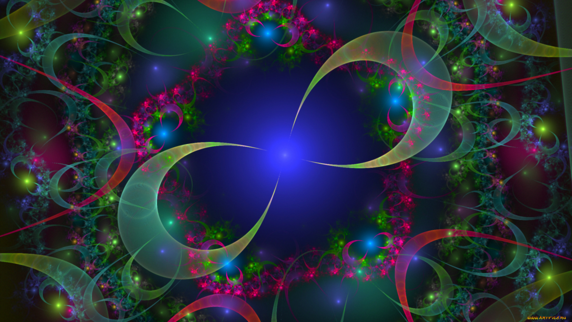 3д, графика, fractal, фракталы, узор, фон