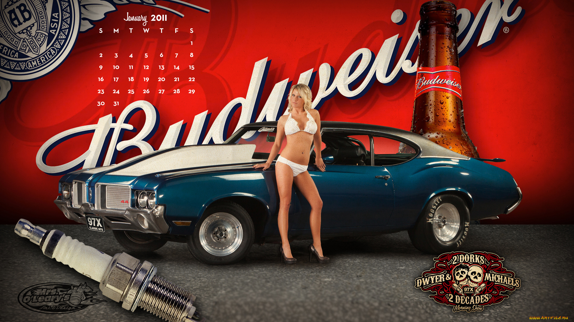 автомобили, авто, девушками, calendar