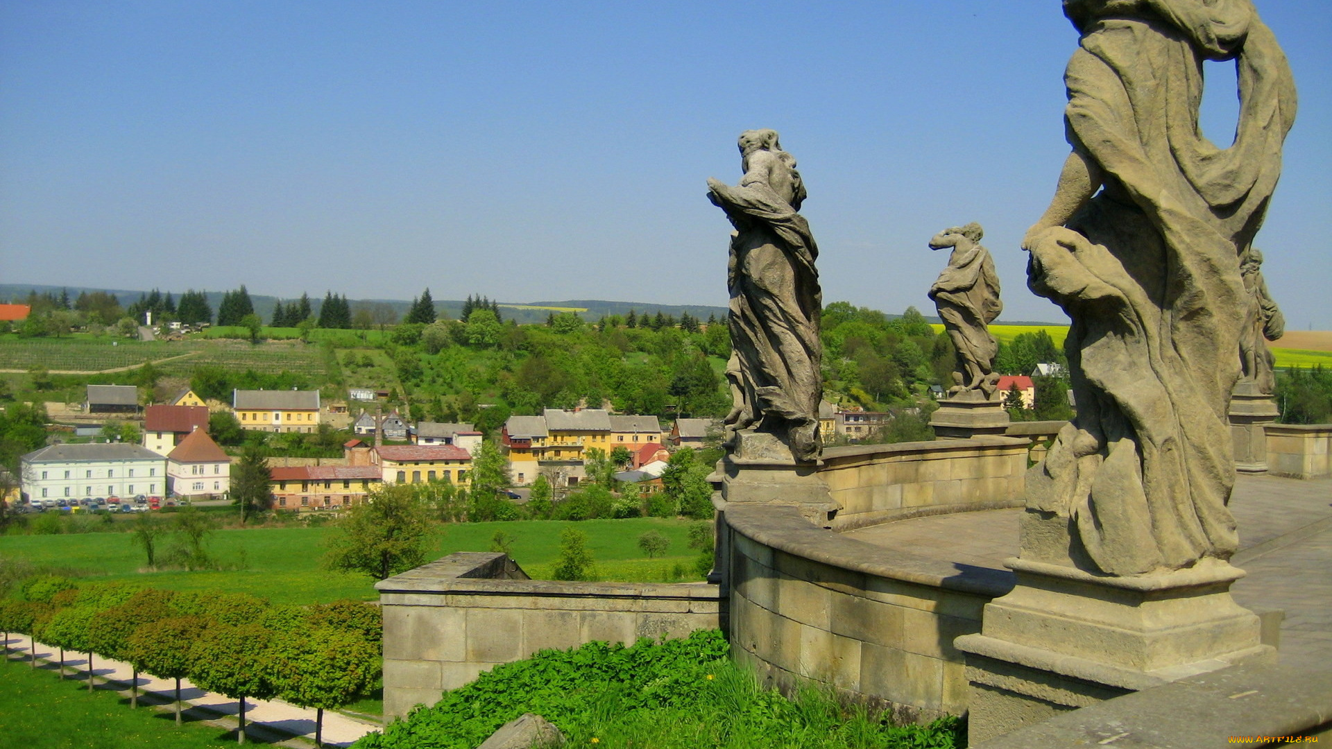 разное, рельефы, статуи, музейные, экспонаты, дома, терраса