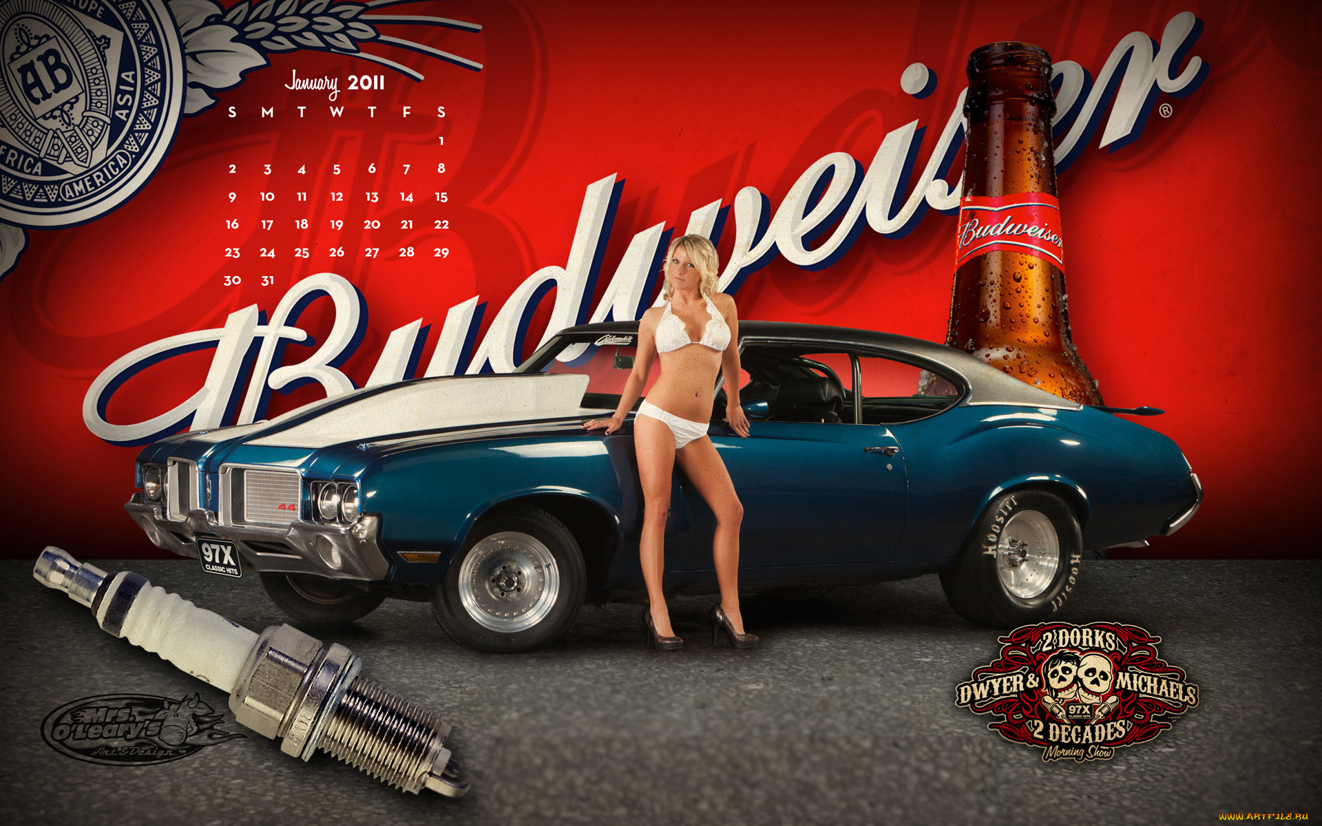 автомобили, авто, девушками, calendar