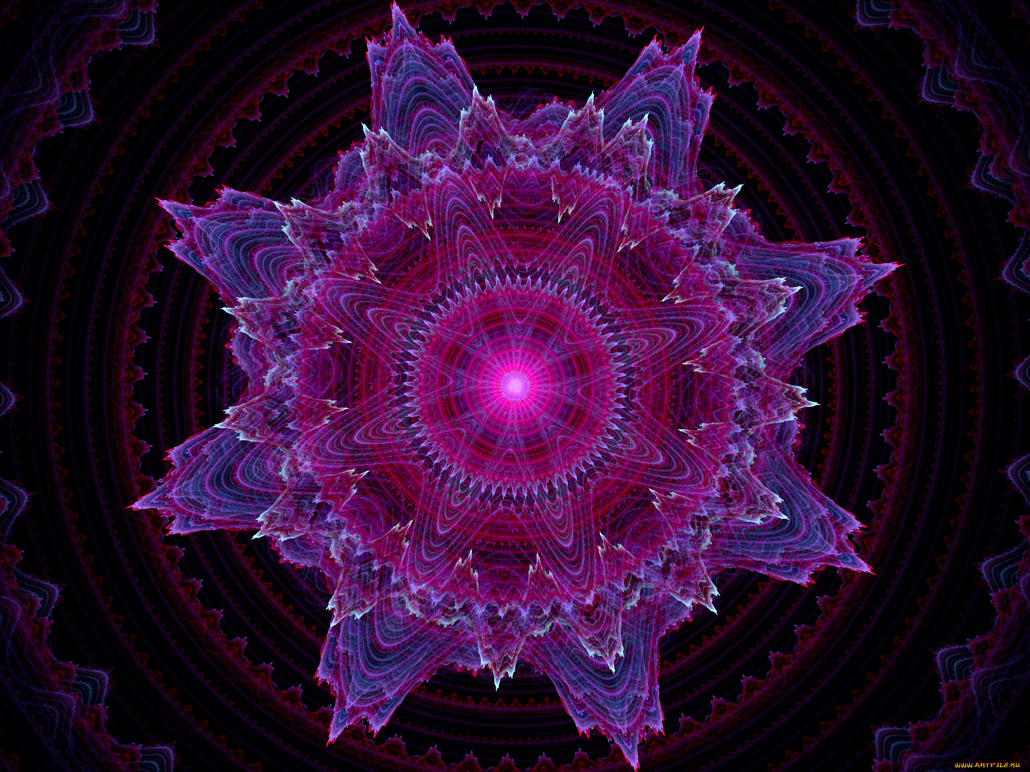 3д, графика, fractal, фракталы, фон, узор