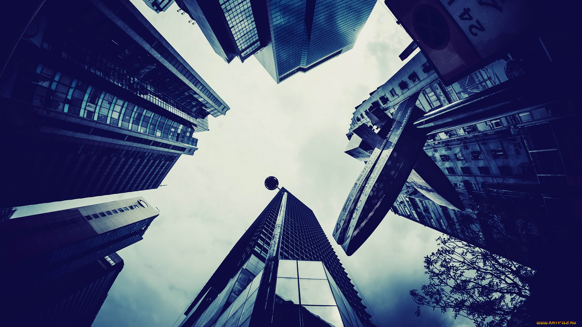 города, здания, дома, город, небоскребы