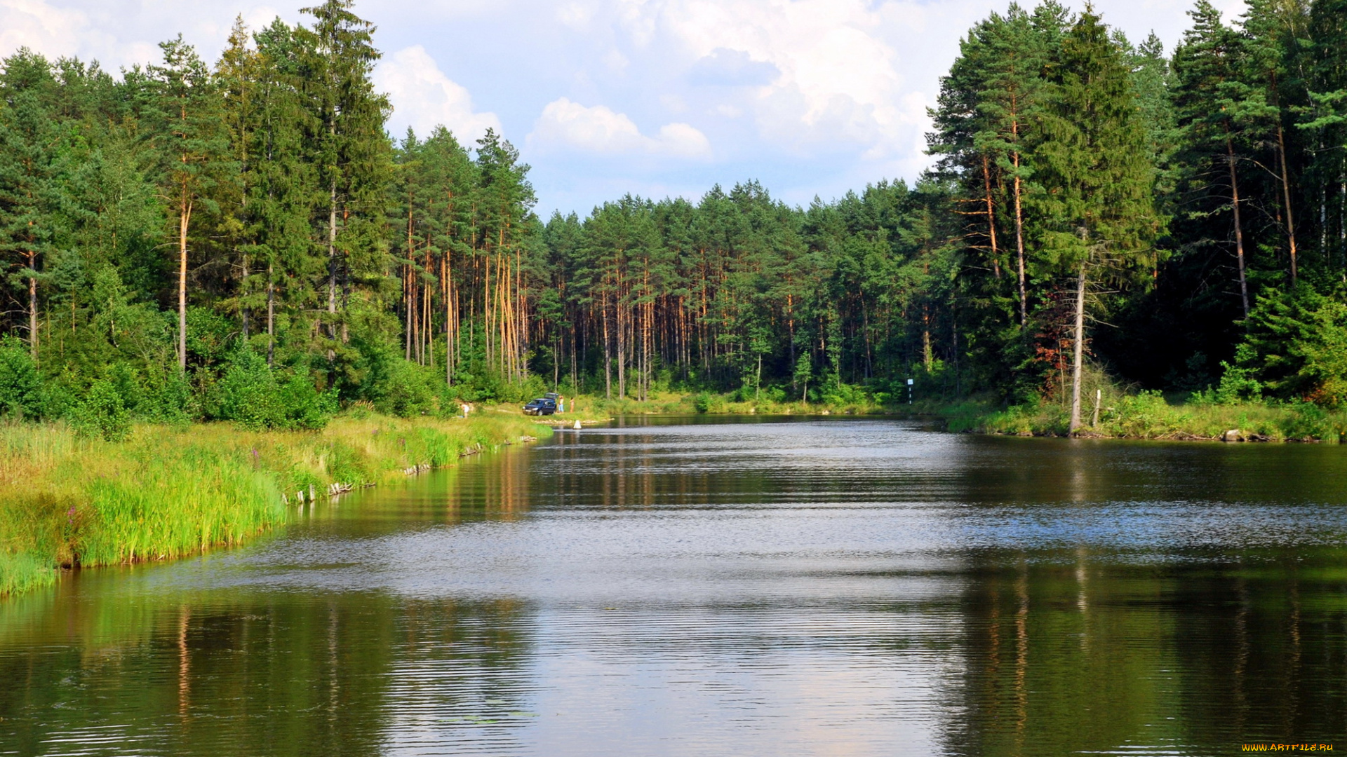 литва, лаздияй, августовский, канал, природа, реки, озера, лес