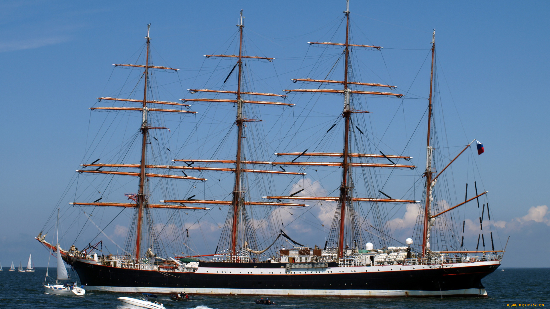 седов, корабли, парусники, море, парусник