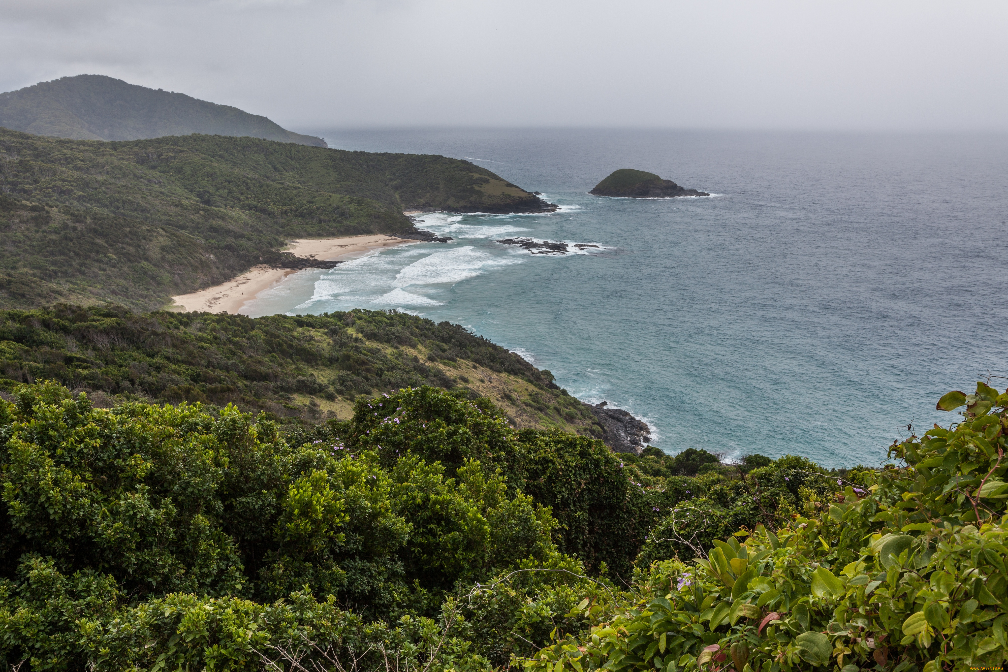 природа, побережье, океан