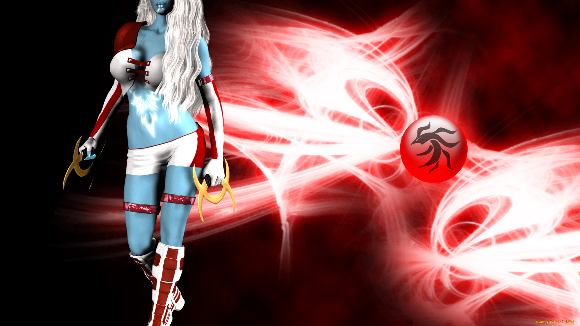 3д, графика, fantasy, , фантазия, девушка, фон