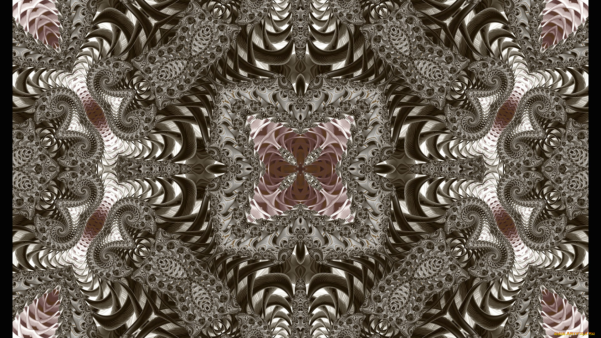 3д, графика, fractal, , фракталы, узор, цвета, фон