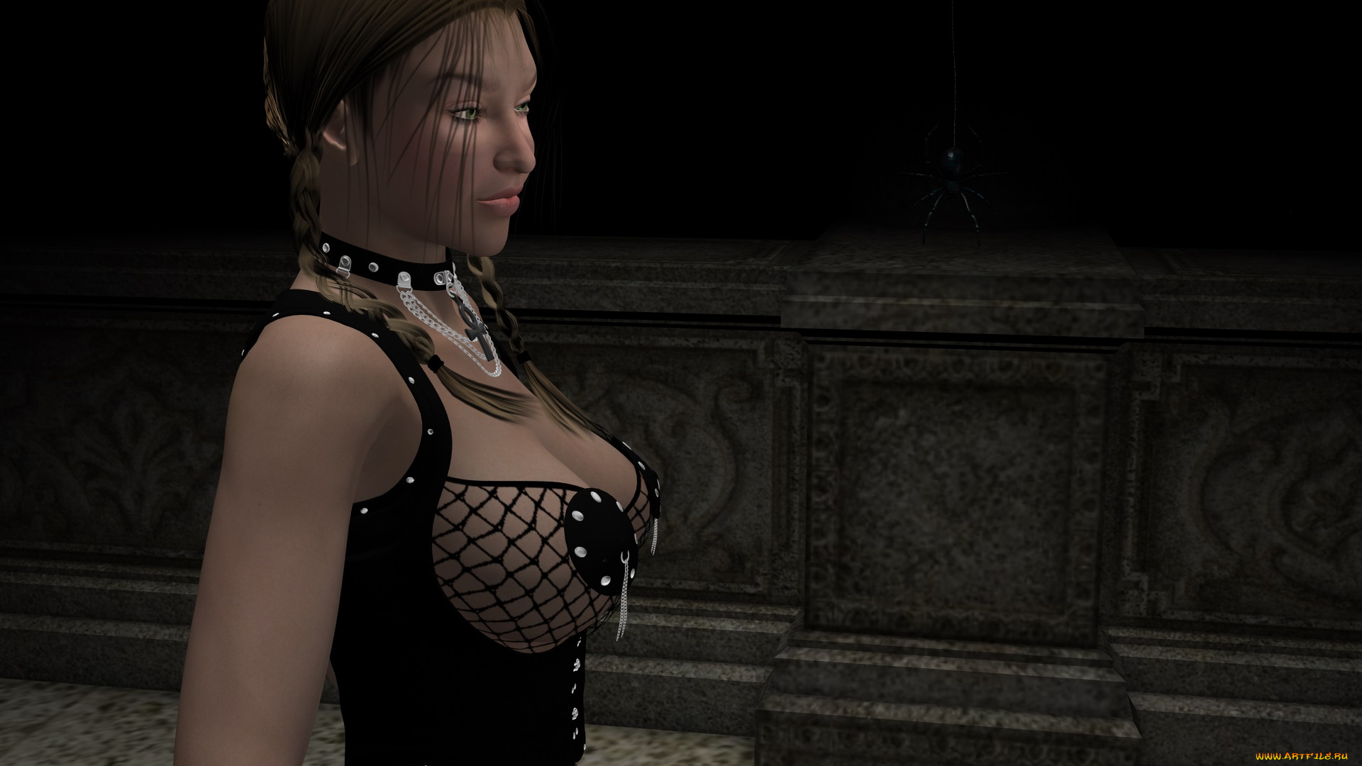 3д, графика, people, , люди, девушка, взгляд