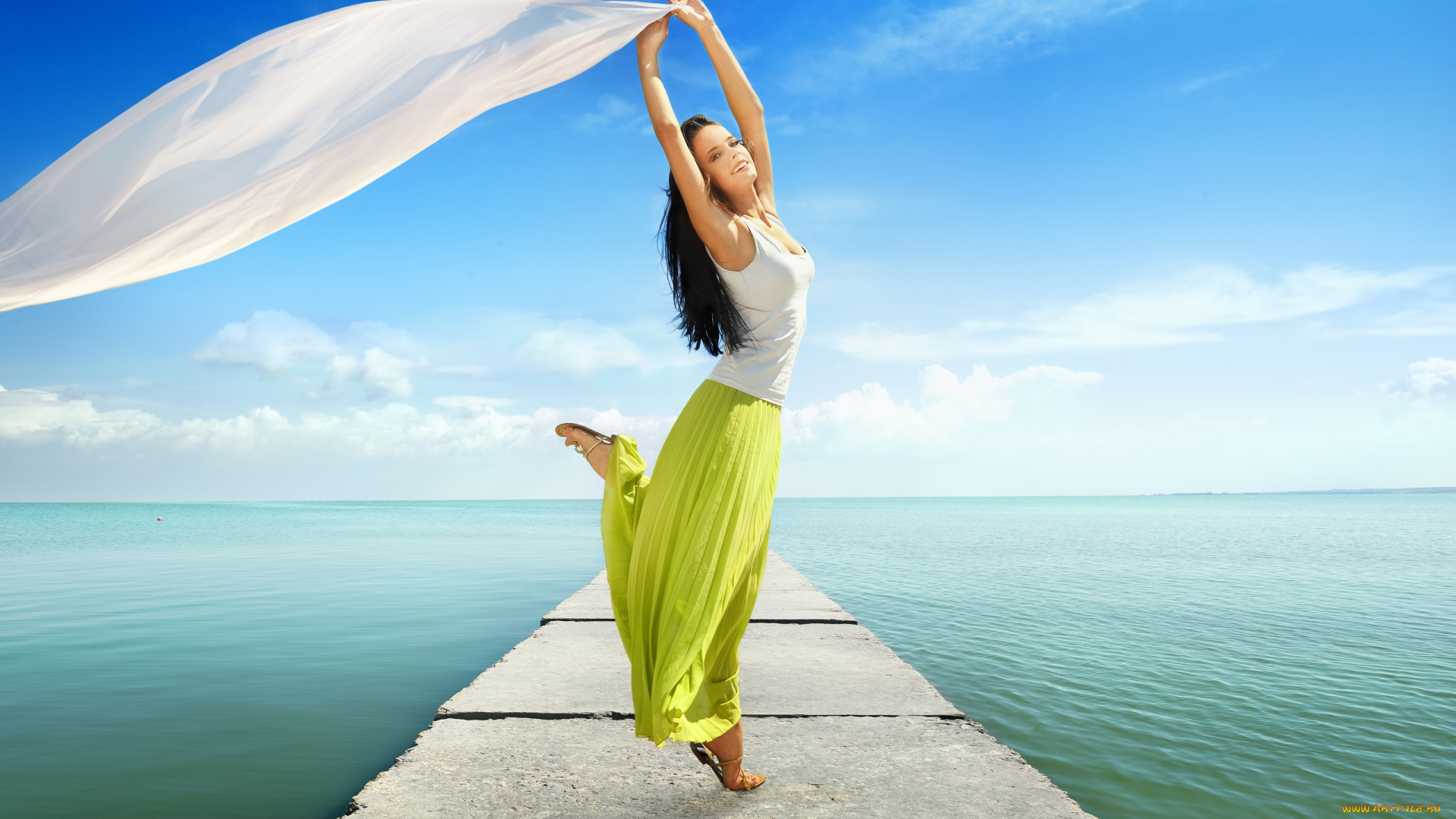 девушки, -unsort, , брюнетки, , шатенки, настроение, вода, юбка