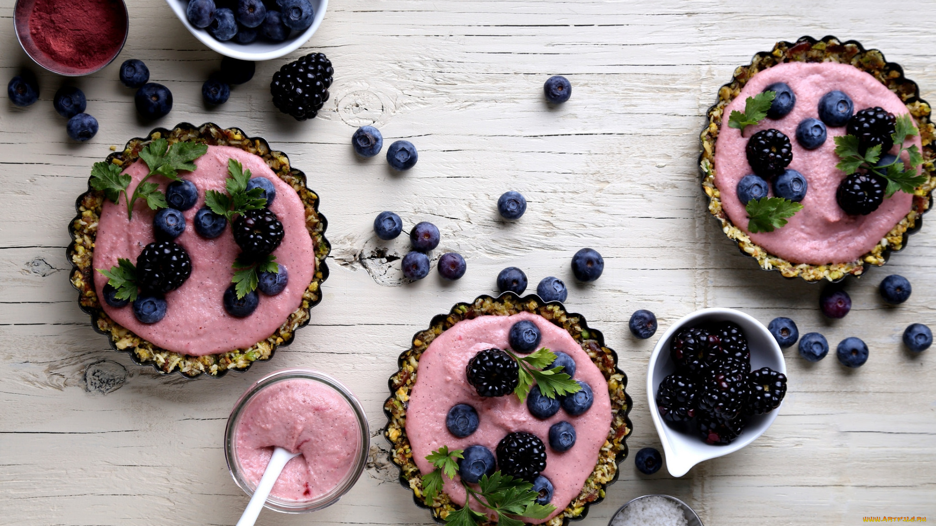 еда, мороженое, , десерты, голубика, мусс, ежевика