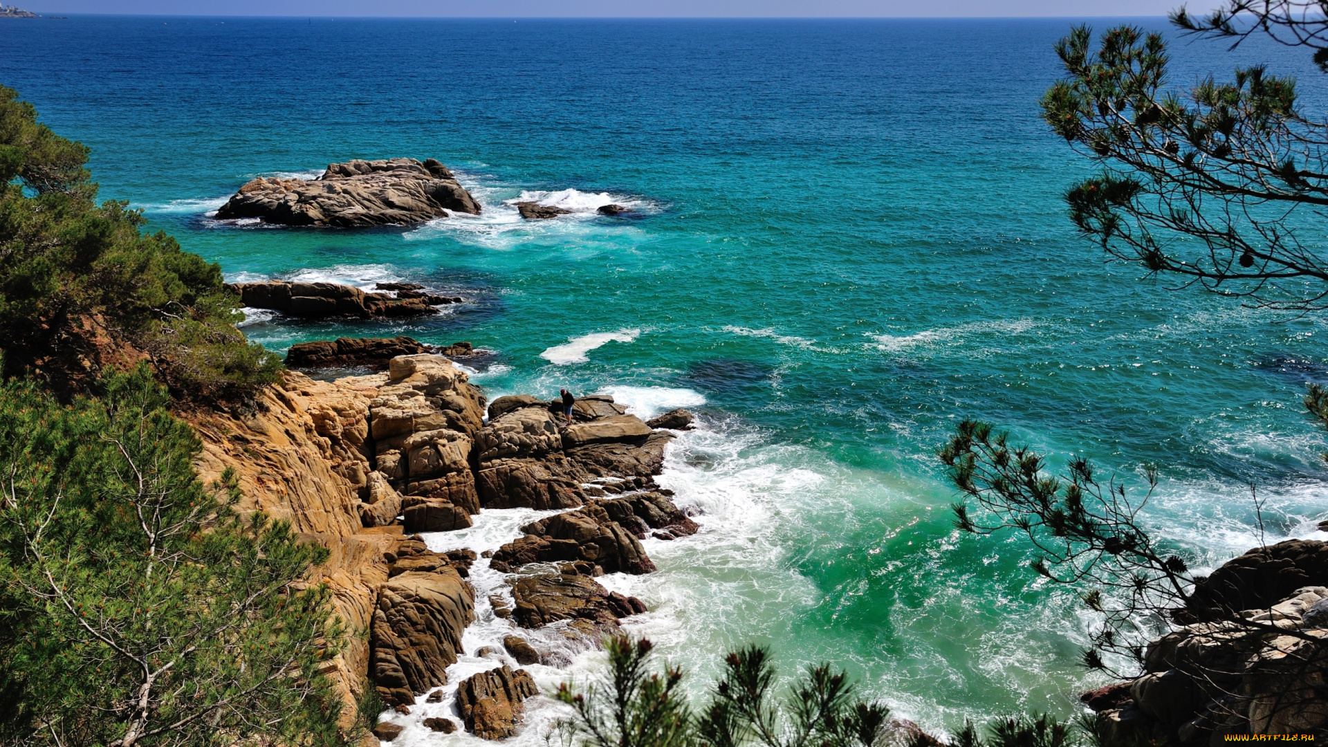 природа, побережье, море