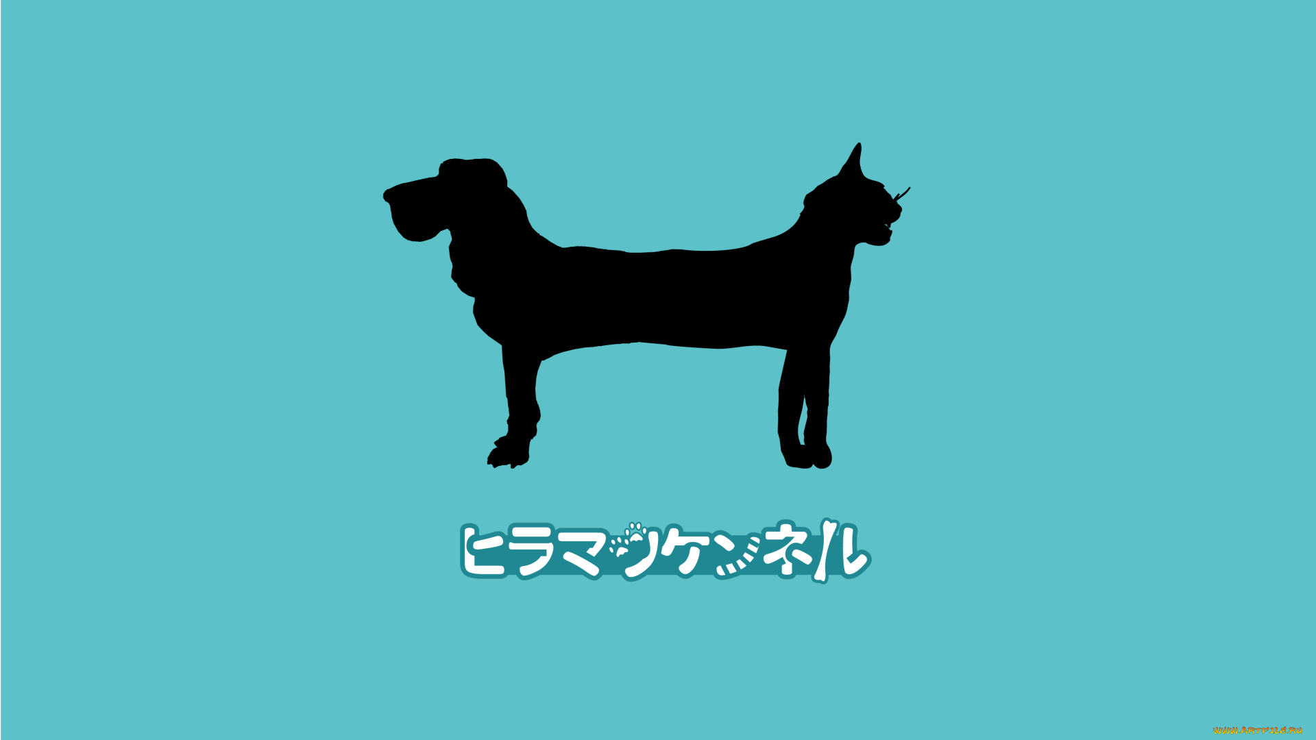 рисованные, минимализм, кот, собака