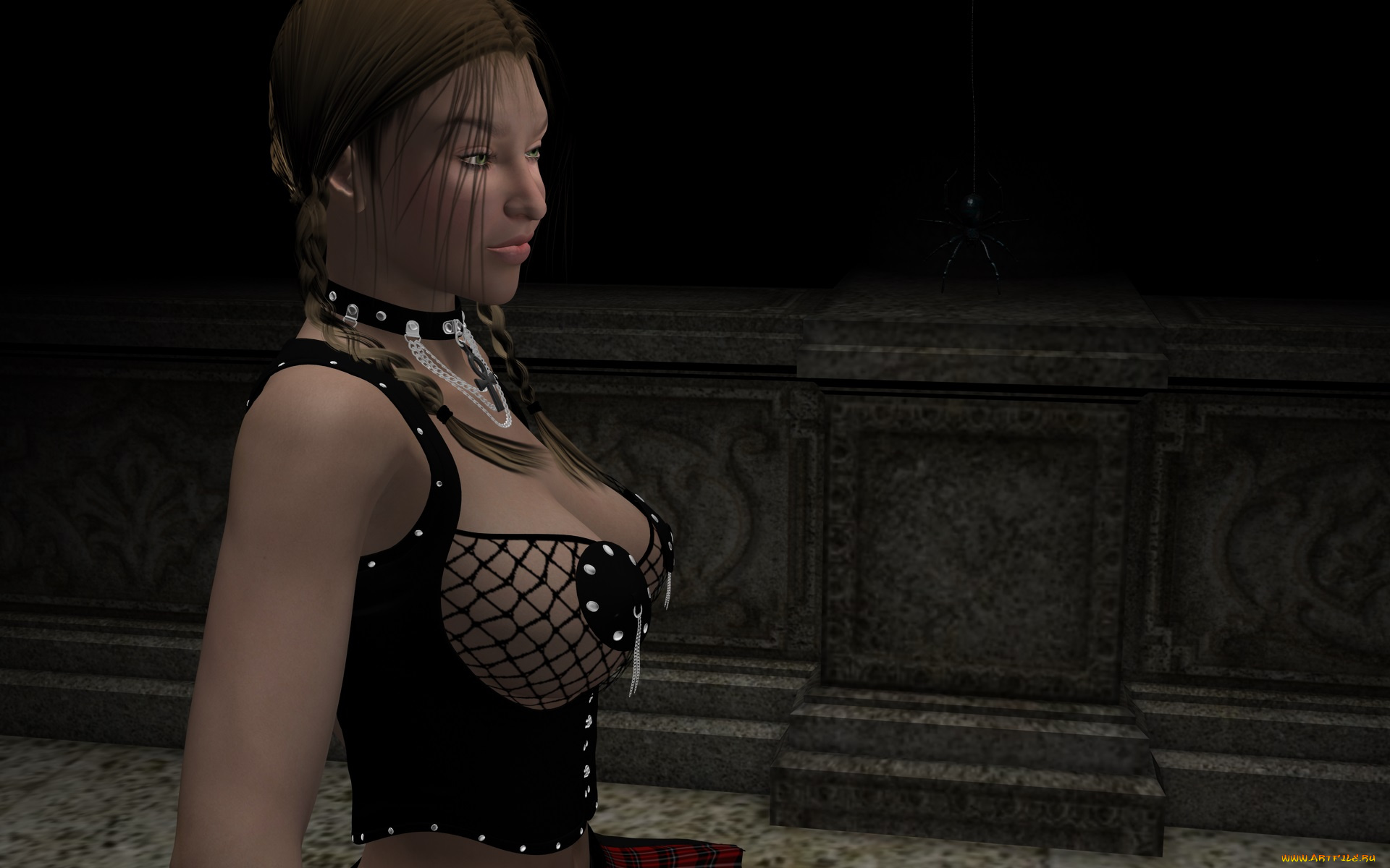 3д, графика, people, , люди, девушка, взгляд