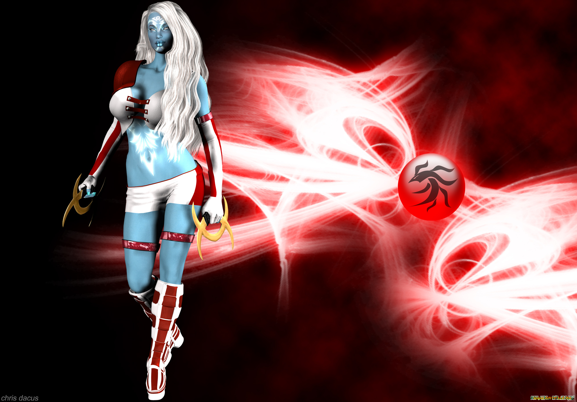 3д, графика, fantasy, , фантазия, девушка, фон