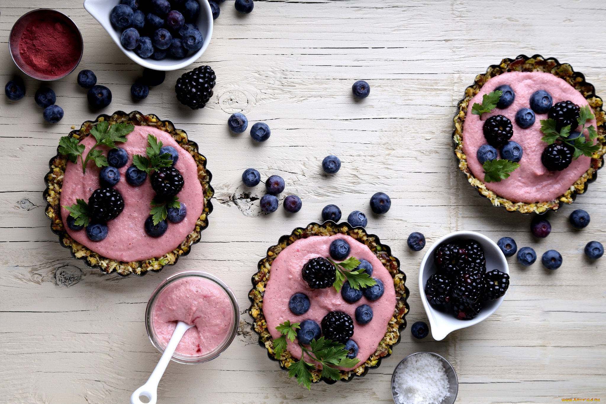 еда, мороженое, , десерты, голубика, мусс, ежевика