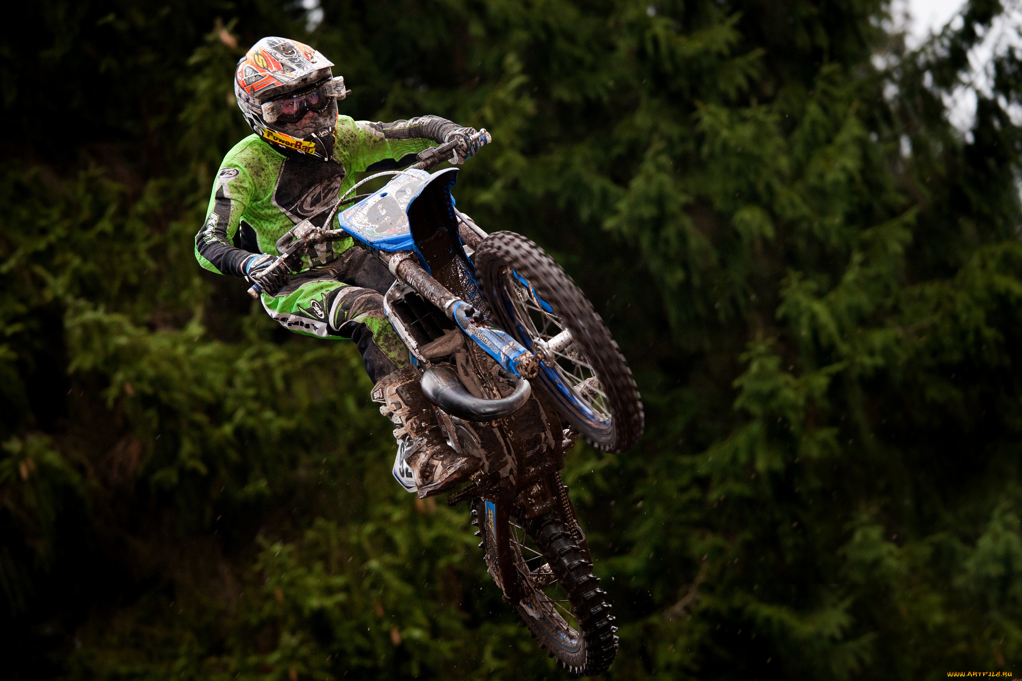спорт, мотокросс, байк, гонщик, экипировка, шлем, прыжок