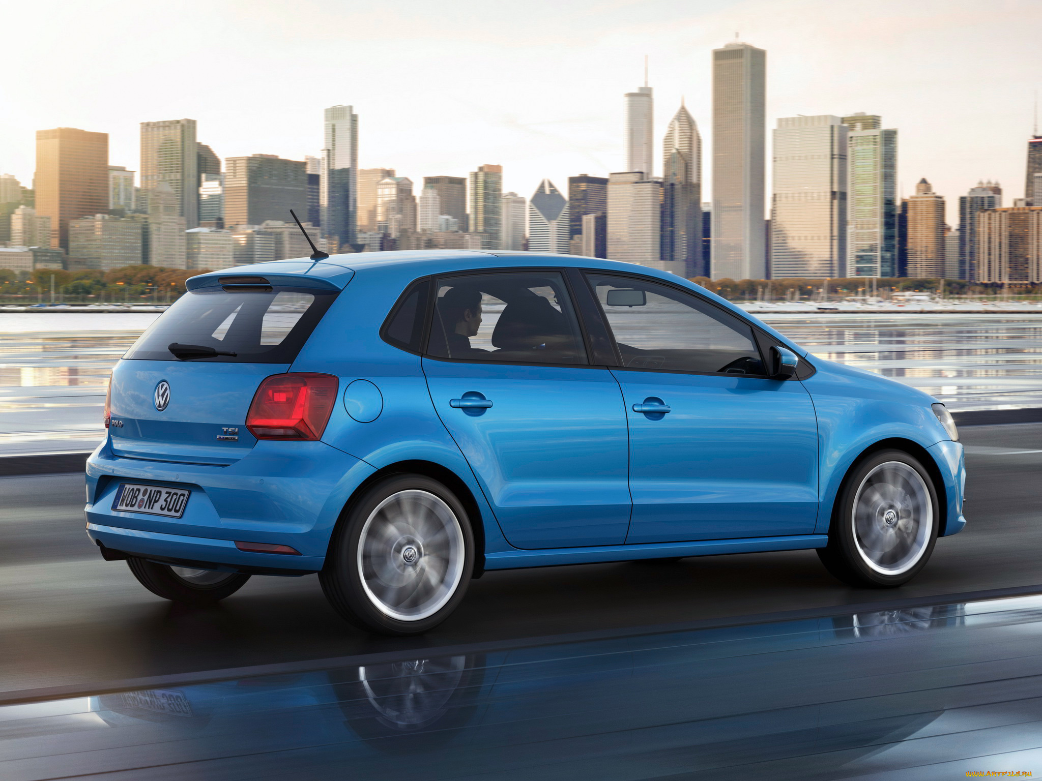 автомобили, volkswagen, polo, tsi, bluemotion, 5-door, typ, 6r, 2014