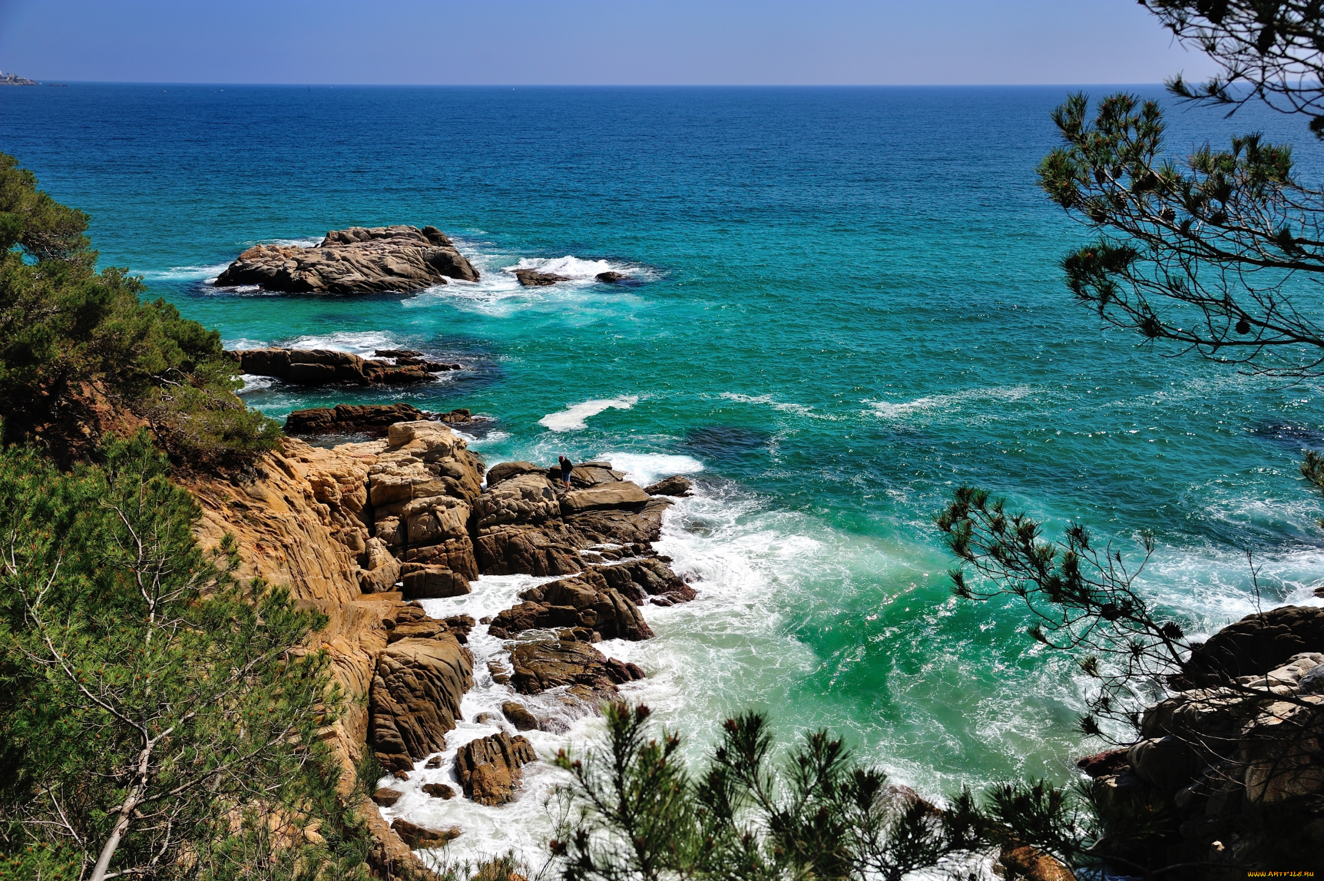 природа, побережье, море