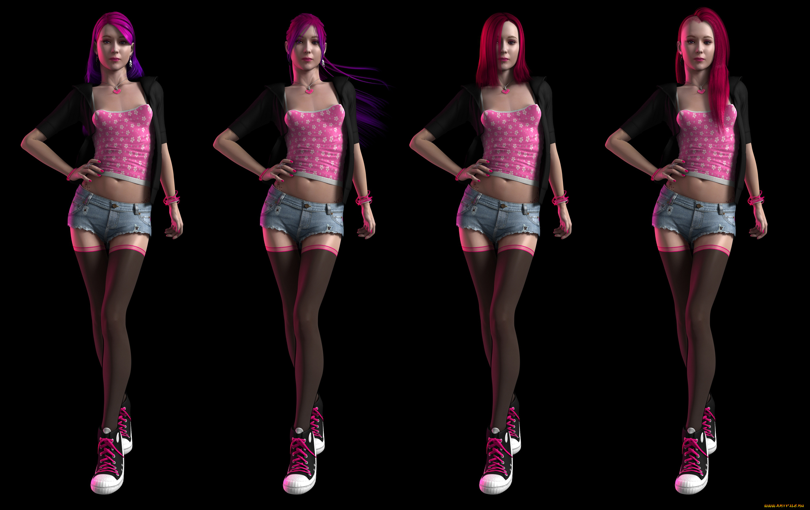 3д, графика, people, , люди, девушки