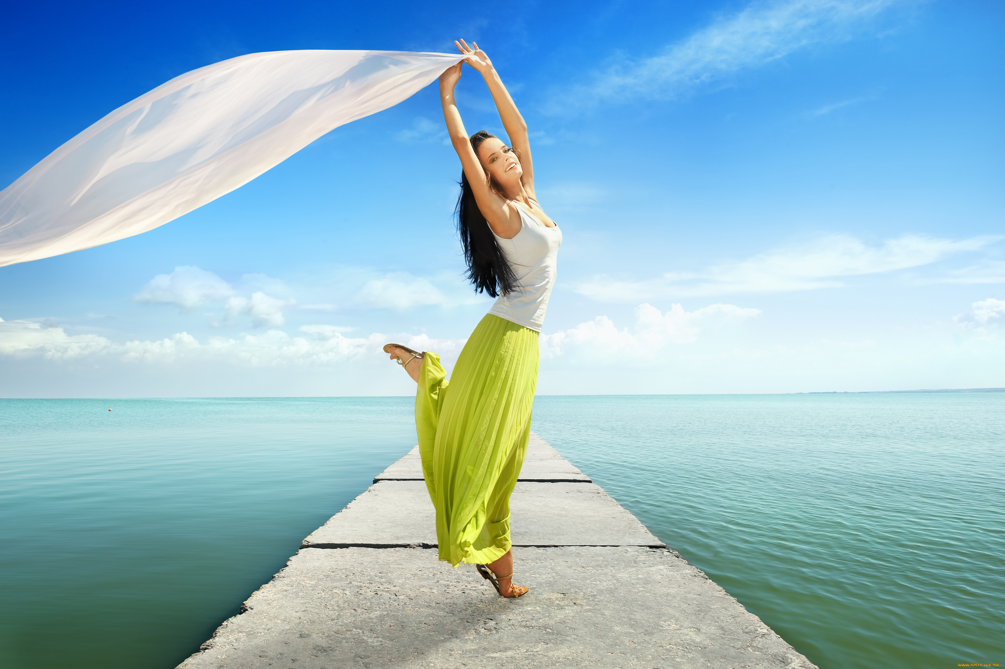 девушки, -unsort, , брюнетки, , шатенки, настроение, вода, юбка