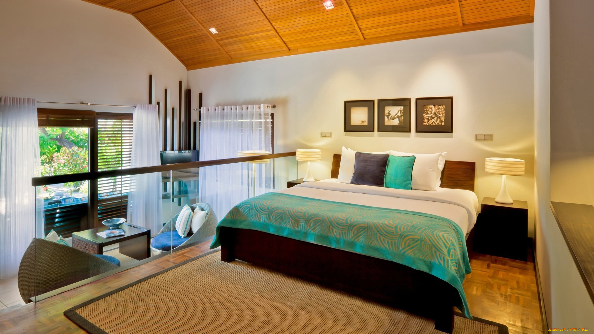 интерьер, спальня, room, bed, interior