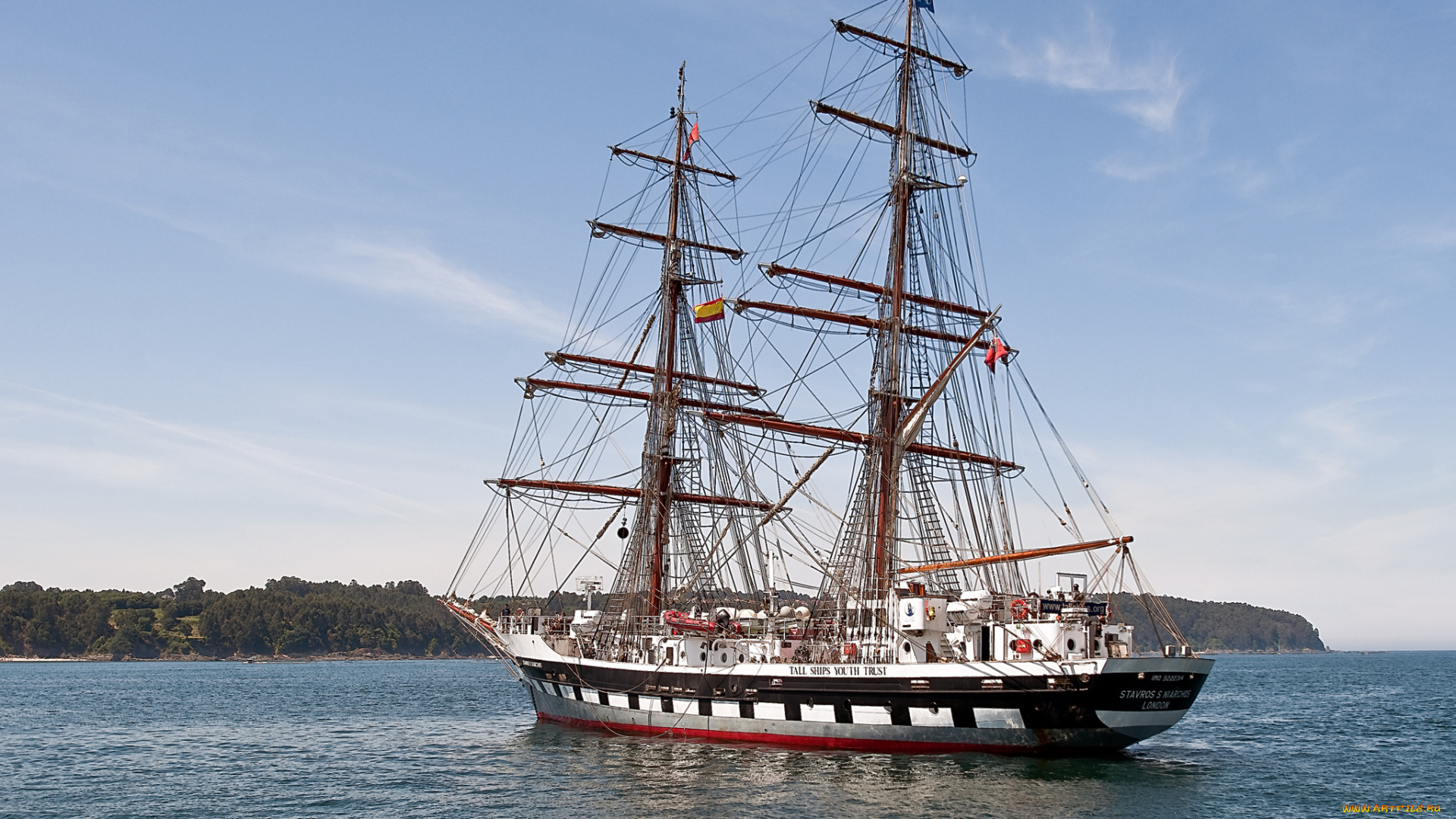 корабли, парусники, корабль, мачты, паруса