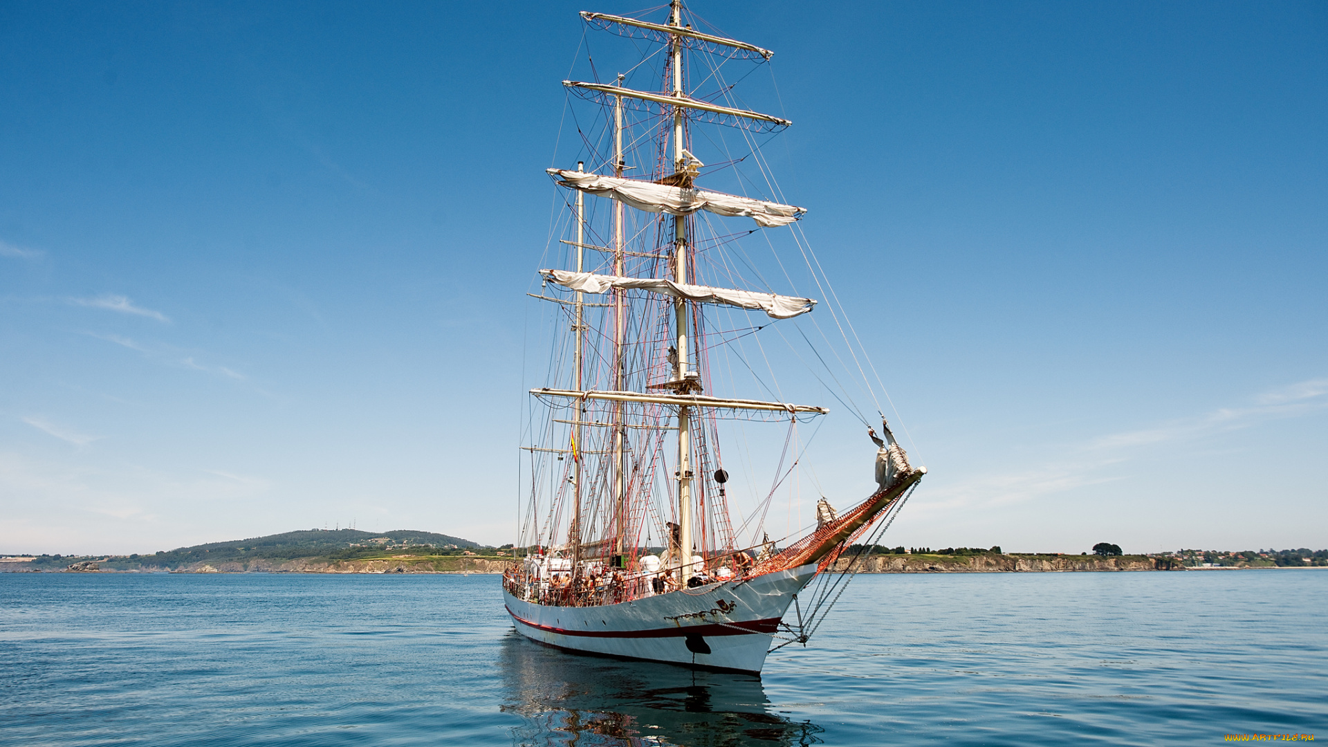 корабли, парусники, корабль, мачты, паруса
