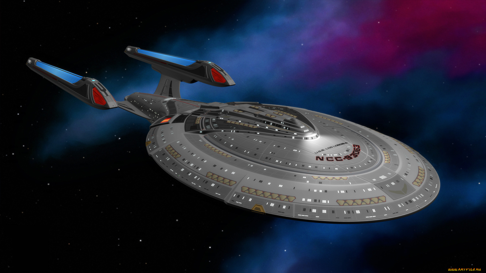 космос, арт, вселенная, звезды, космический, корабль