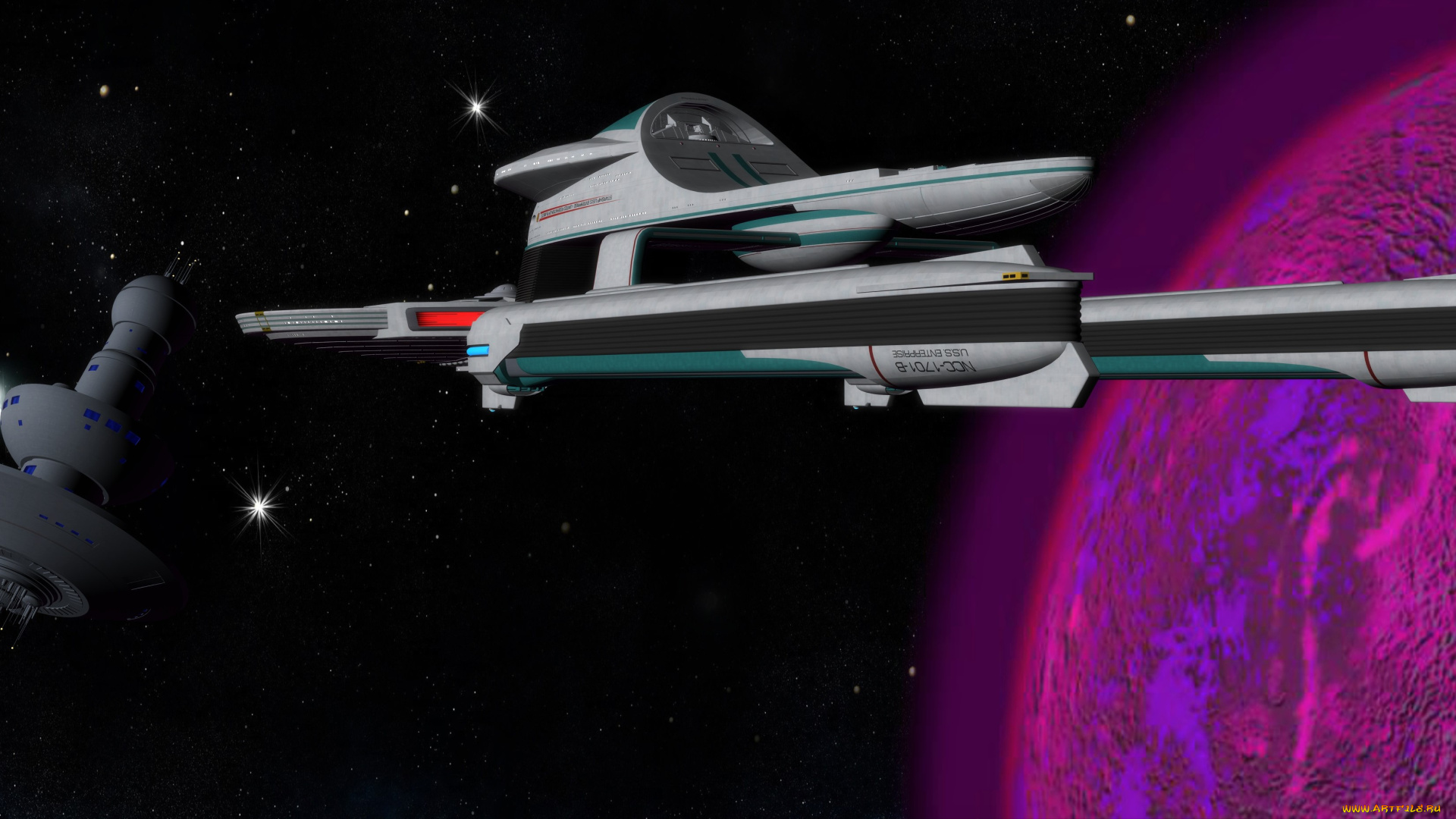 космос, арт, звезды, вселенная, космический, корабль