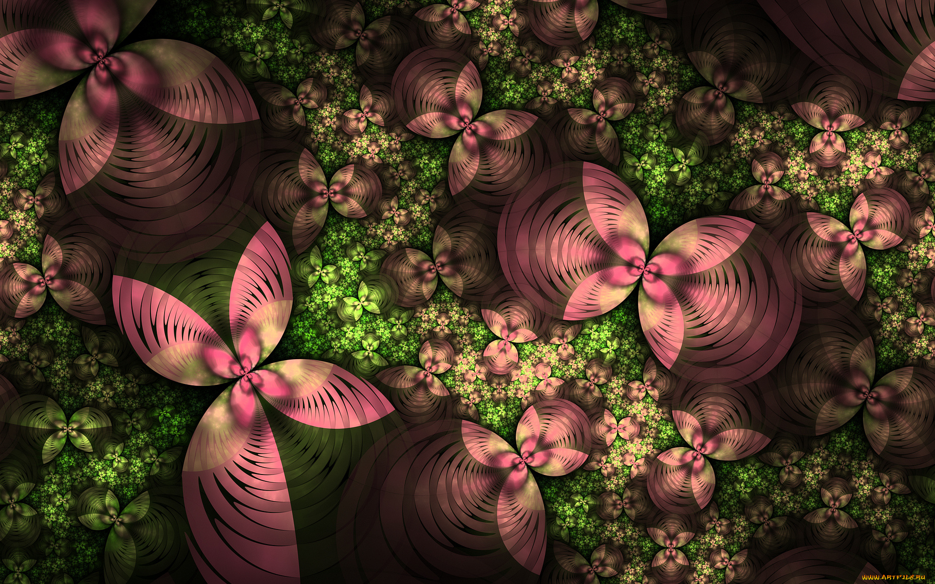 3д, графика, фракталы, , fractal, узор, фон, цвета