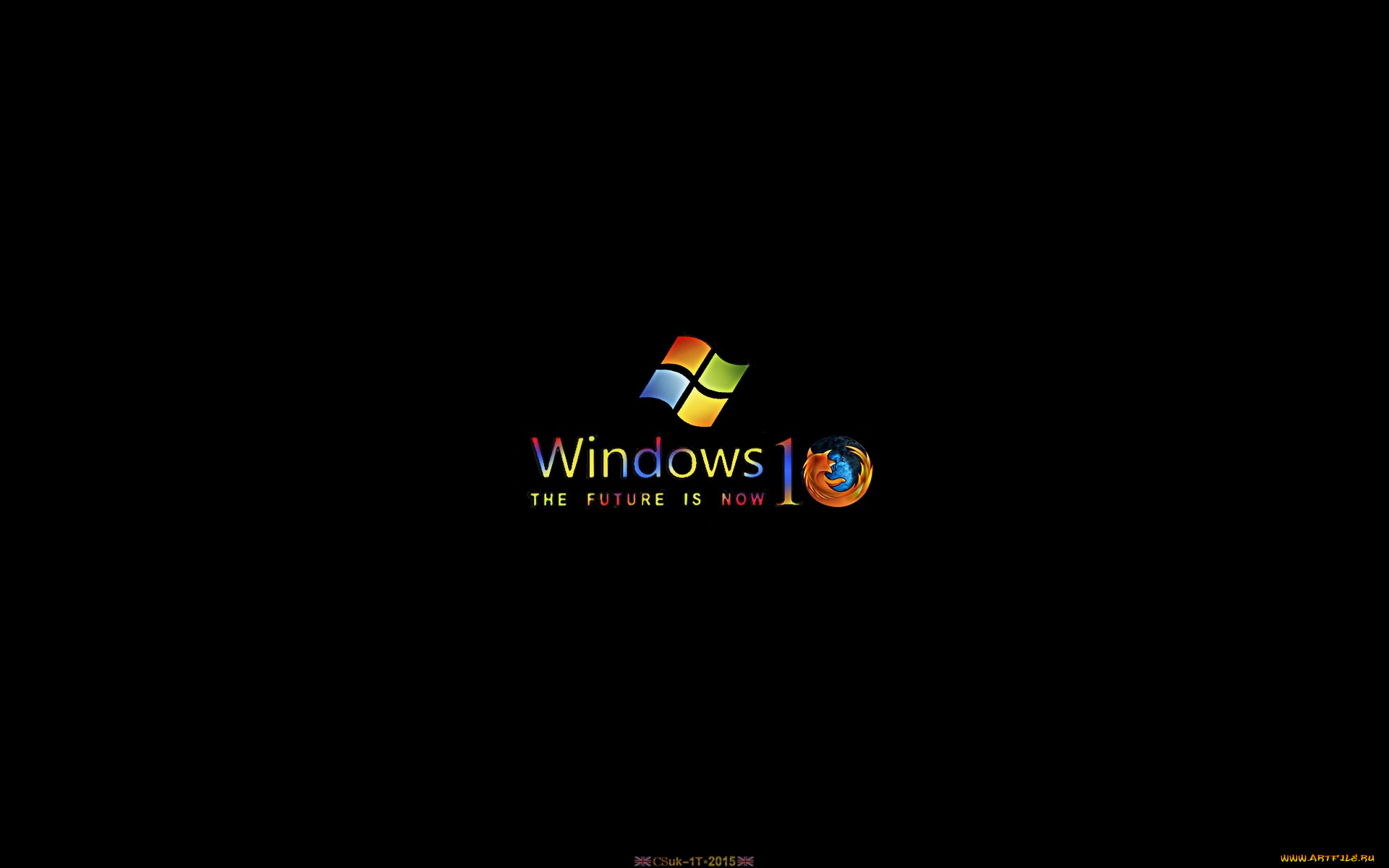 компьютеры, windows, 10, логотип, фон