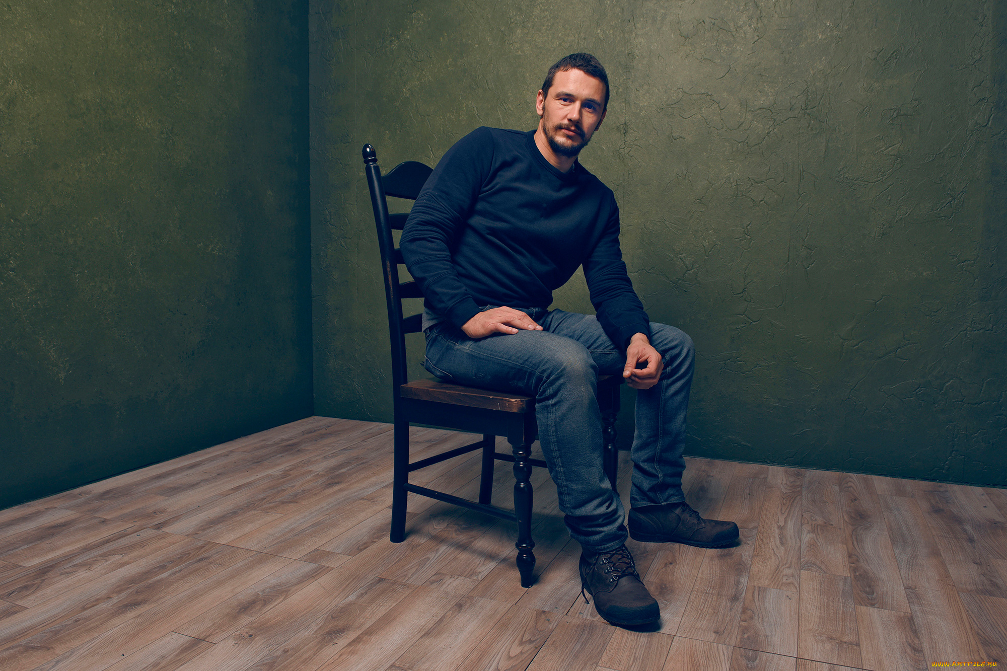 james, franco, мужчины, взгляд, стул