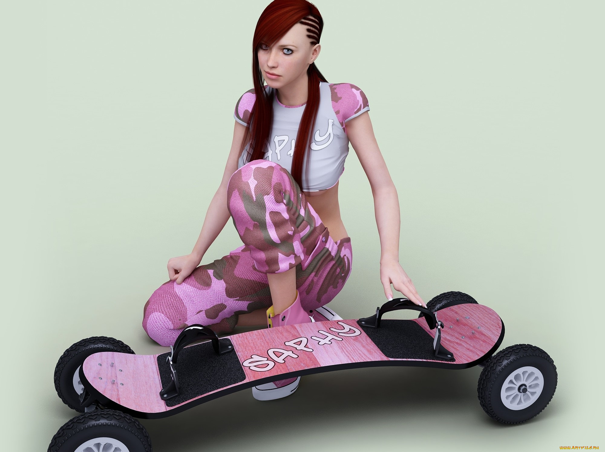 3д, графика, люди, , people, доска, фон, взгляд, девушка