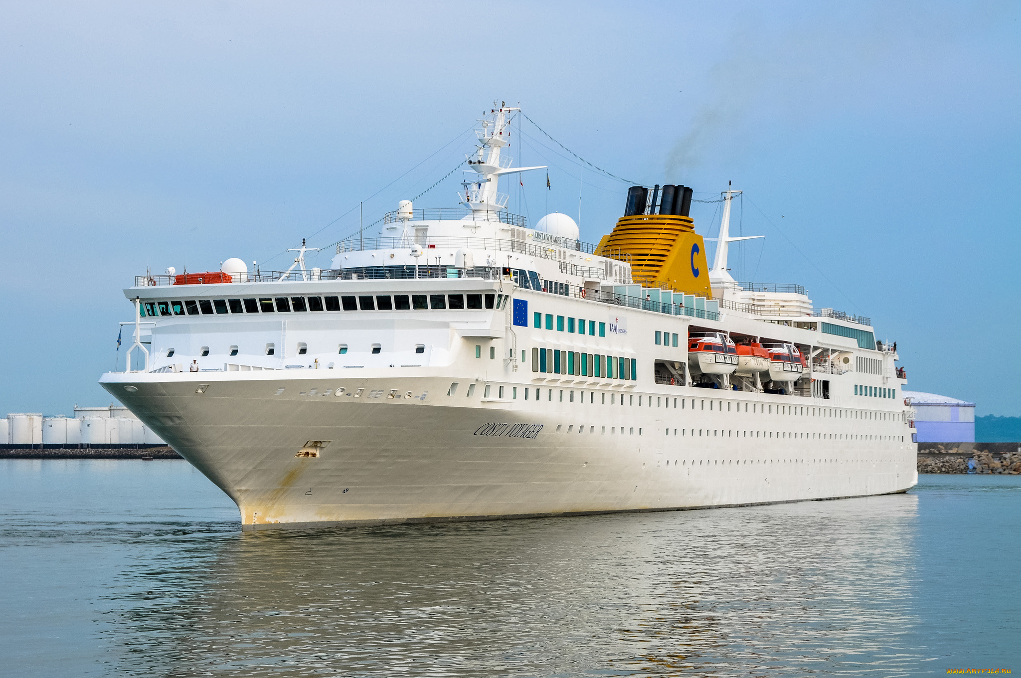 costa, voyager, корабли, лайнеры, лайнер, круизный