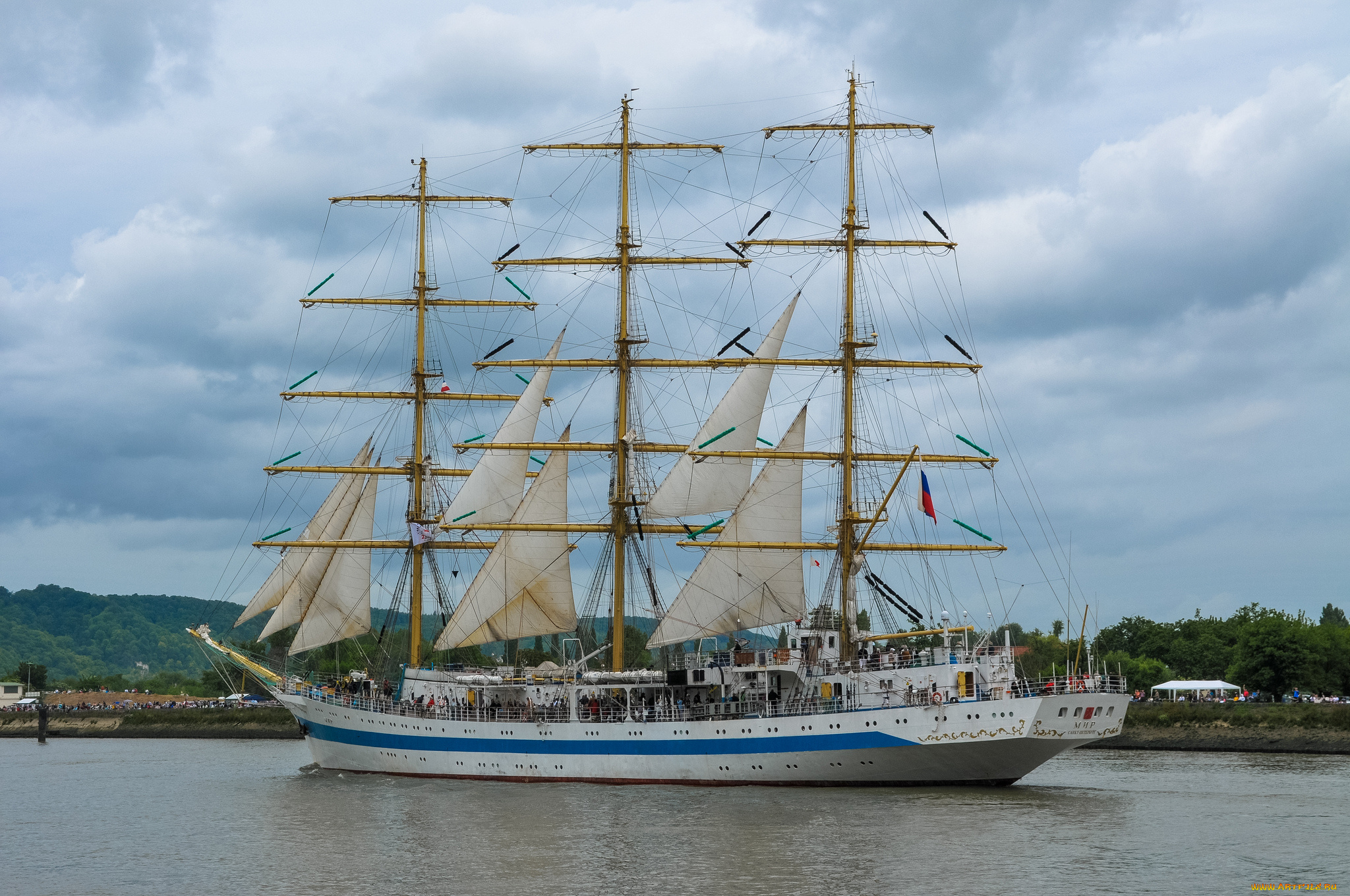 mir, корабли, парусники, мачты, корабль, вымпел, паруса