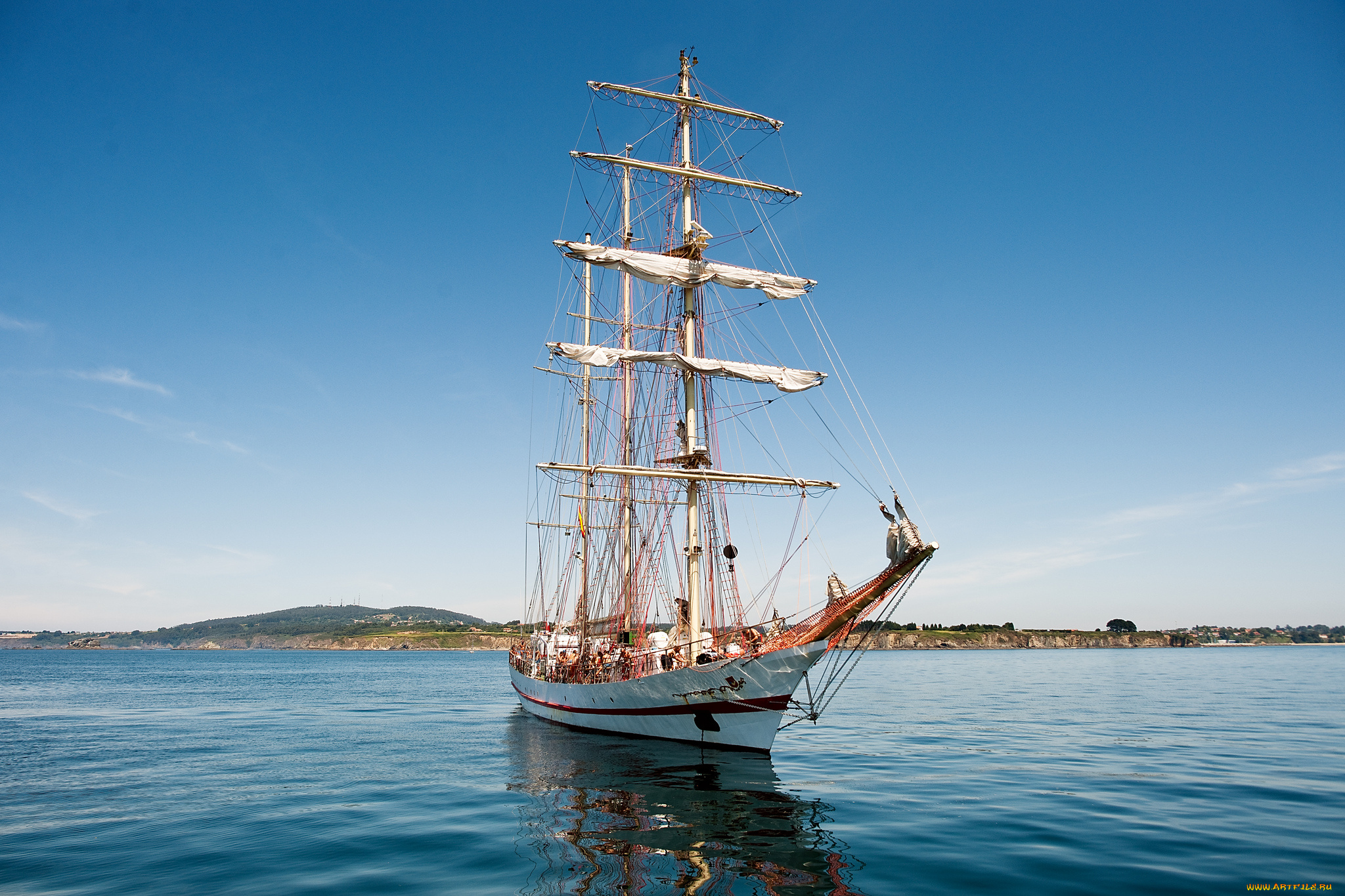 корабли, парусники, корабль, мачты, паруса