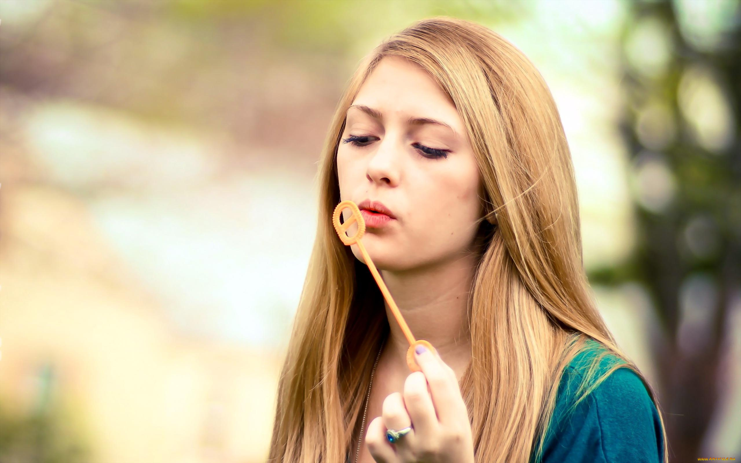 девушки, -unsort, , блондинки, кольцо, палочка, пузыри, лицо, блондинка